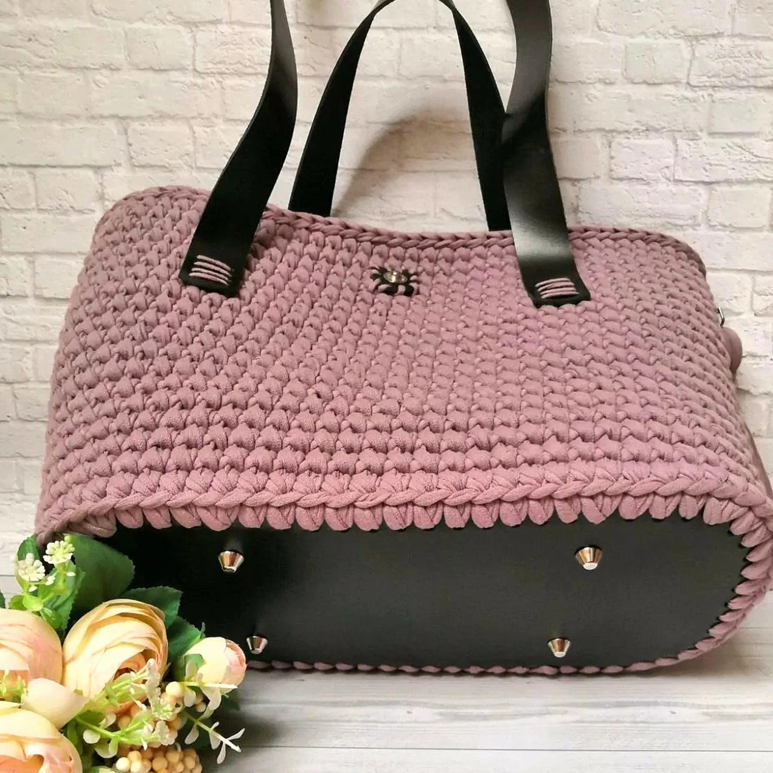 Crochet Bolsa Inferior, 3 Piezas Bolsa Cojín Inferior con 6 Tirantes de PU, Oval Cojín Inferior de Cuero PU Almohadilla Inferior de Bolso con Agujeros para Bolso Fabricación de Monederos