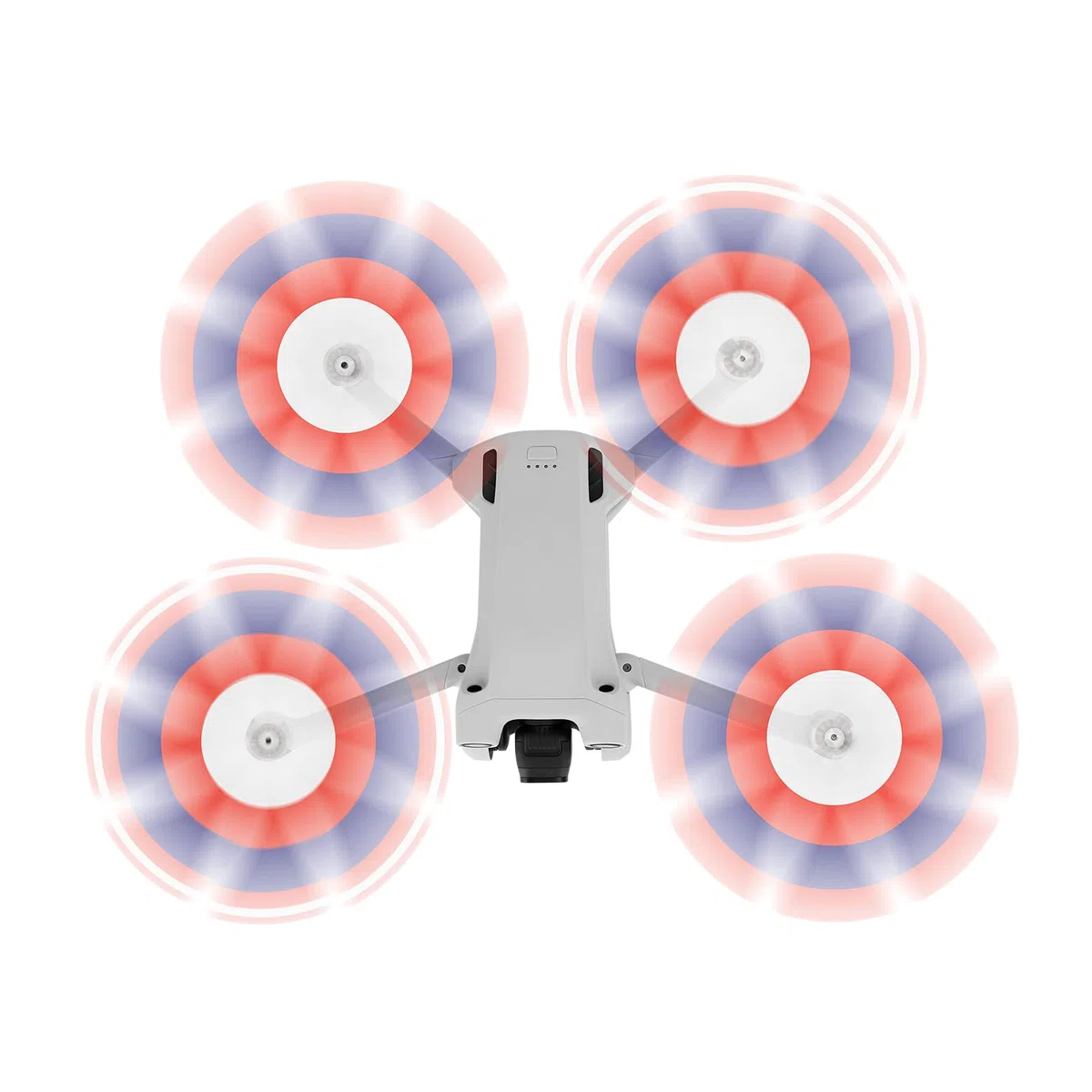4 pares 6030F Hélices para DJI Mini 4 Pro/Mini 3 Pro Propellers Cuchillas Bajo Ruido 8 PCS (Azul-Blanco-Rojo)
