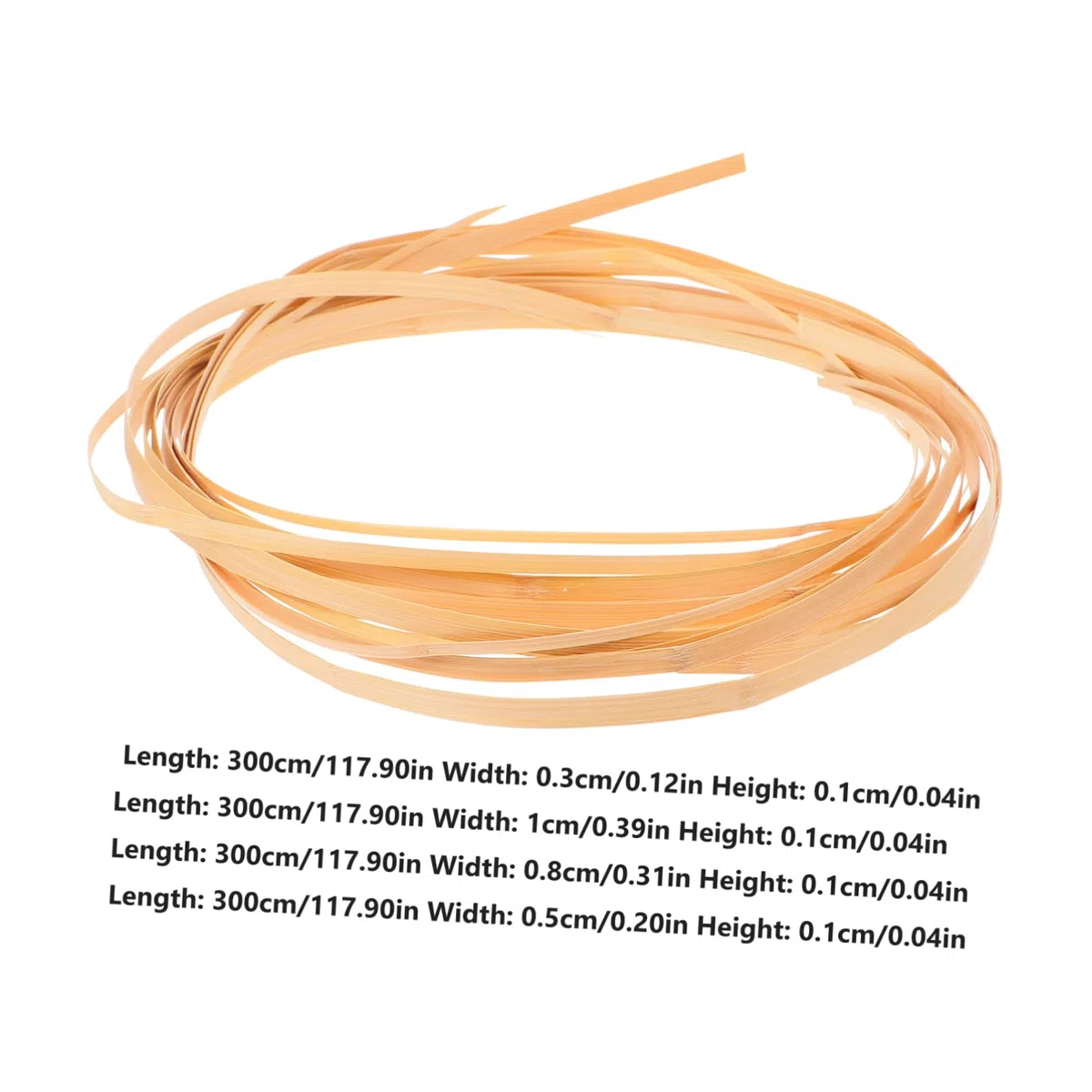 KONTONTY Vinilo Ratán Natural en 4 Rollos de Madera Beige, Flexible y Resistente para Decoracion Bodas y Proyectos DIY Estilo Rústico y Estética Natural