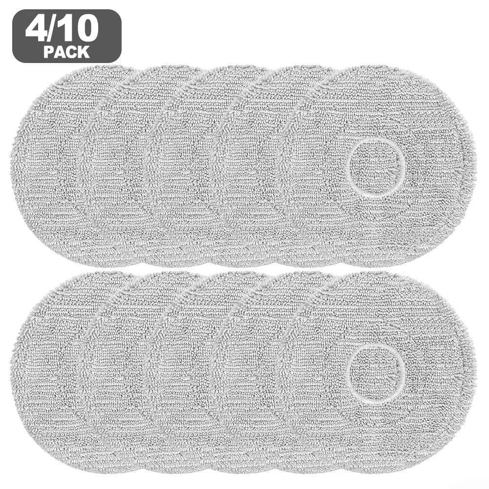 Paño de microfibra para Xiaomi Robot Vacuum S40 Pro y Ov71gl, almohadillas de limpieza lavables, fácil instalación, 10 piezas (paquete de 10)