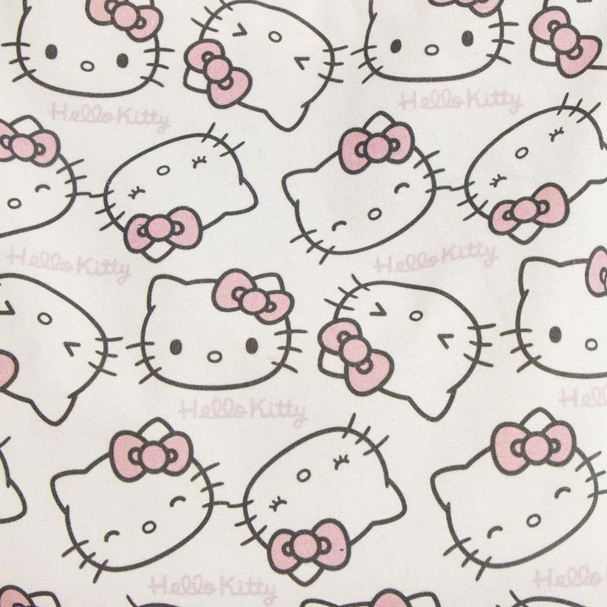 Bolsa Shopping Hello Kitty Ligera y Práctica - Bolsa de Tela Para Compras con Diseño de Hello Kitty, Reutilizable y Cómoda de Llevar