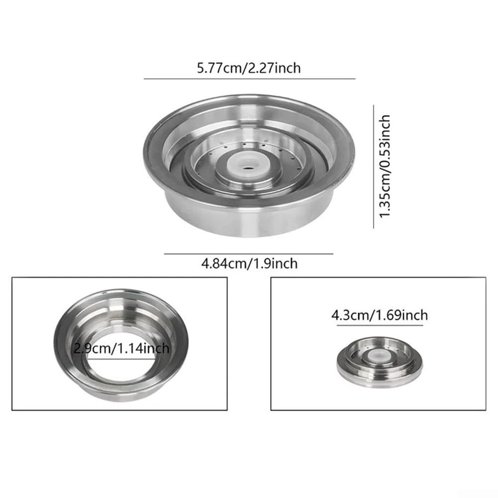Adaptador de cápsula de café 2 en 1, convertidor de cápsulas grandes a pequeñas para máquinas domésticas, accesorio de soporte reutilizable resistente, fácil de instalar, diseño de ahorro