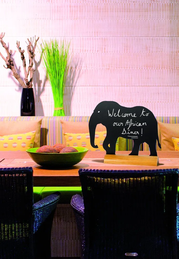 Securit FBT-Elephant - Pizarra (25 x 33 cm), diseño de Elefante