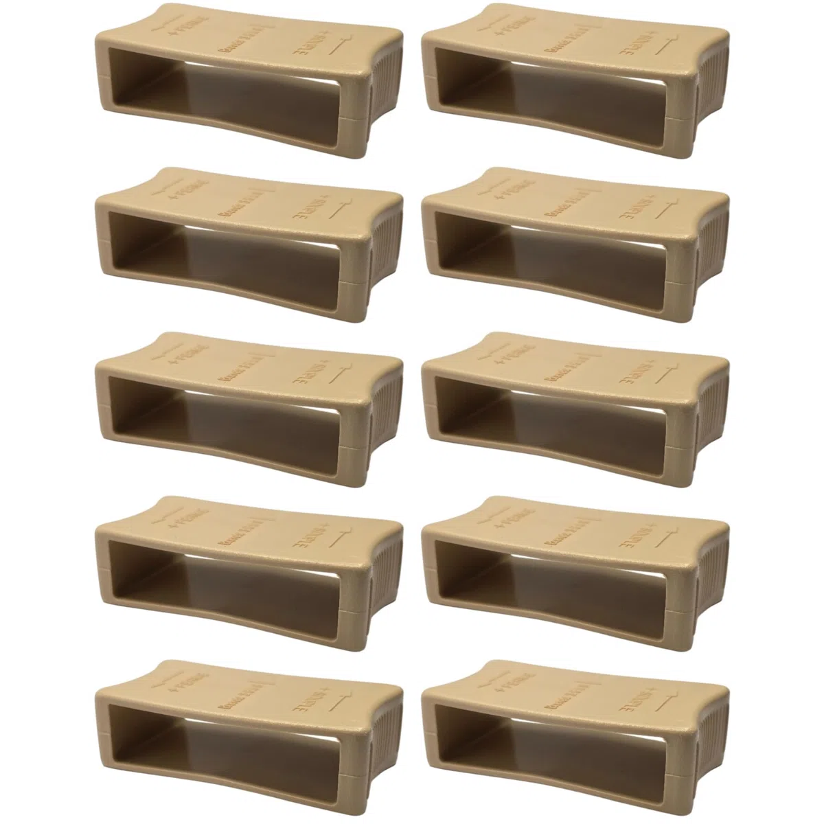 cyclingcolors 10x Cursor para lámina 63 x 8 mm guía de firmeza regulador Lumbar Ajuste dureza somier, Beige