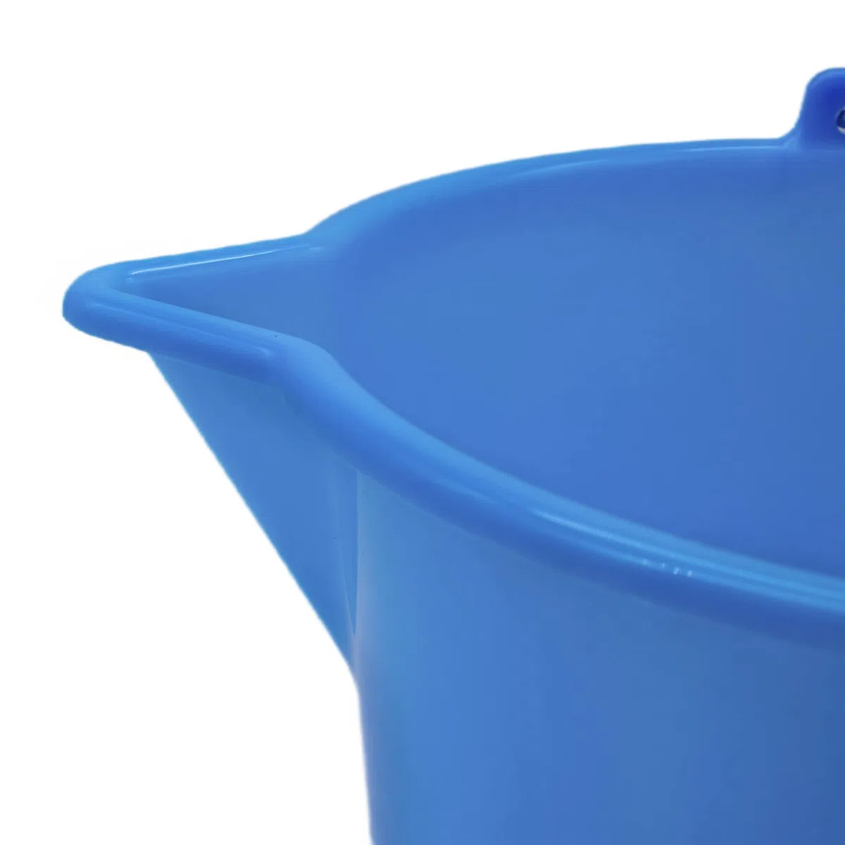 CABLEPELADO Cubo Plástico de Limpieza y Jardín, Doméstico, para Fregona, 25 cm Alto x 31 cm Diámetro Superior, Capacidad 9 Litros, Asa de Agarre, Azul
