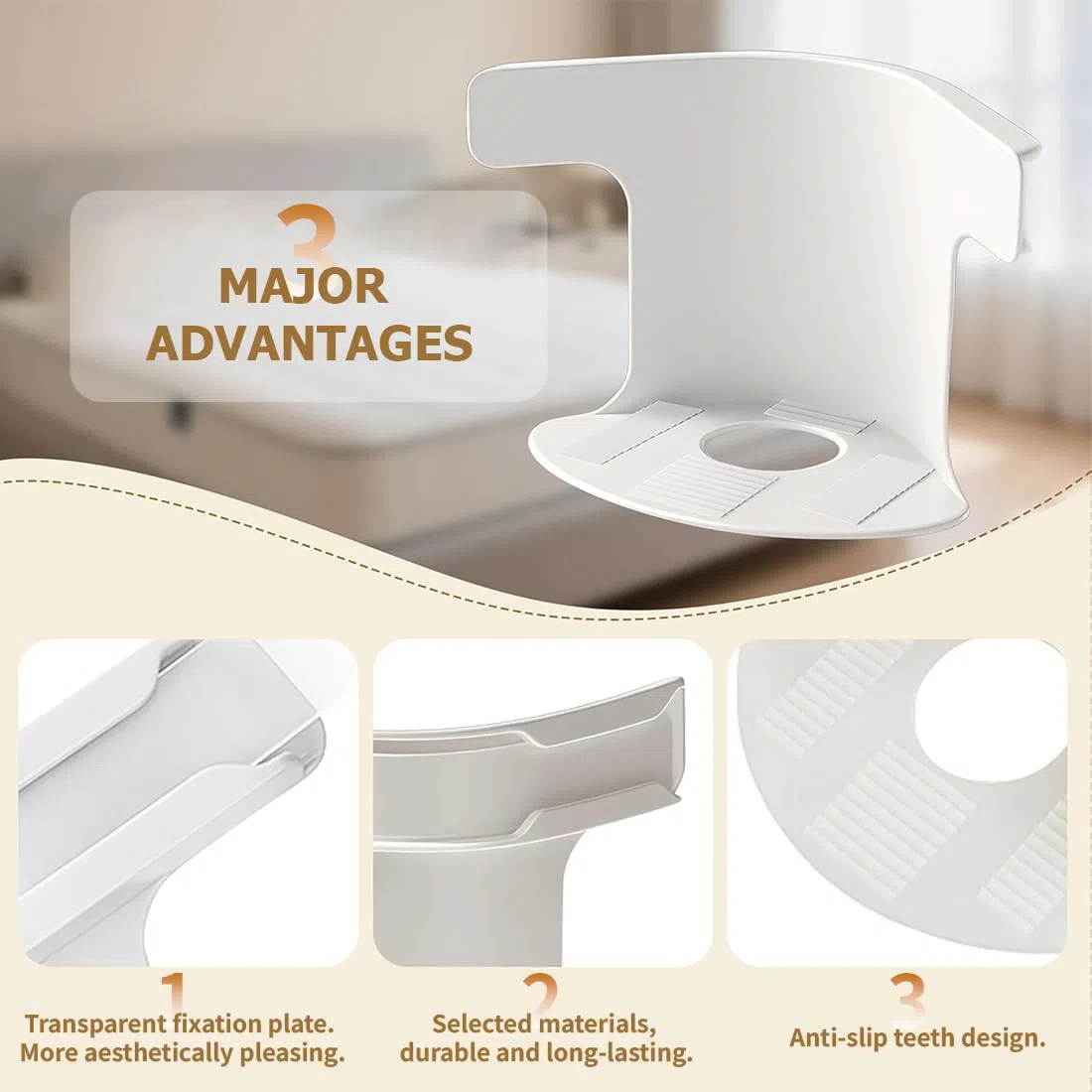 4 Piezas Sujetadores de Sábanas con Tiras de Bloqueo Kit, sujeta sabanas bajeras, Antideslizante Tensor de Sábanas, Sujetadores de Esquina para Sábana de Cama, Heavy-Duty Corner Clips(L)