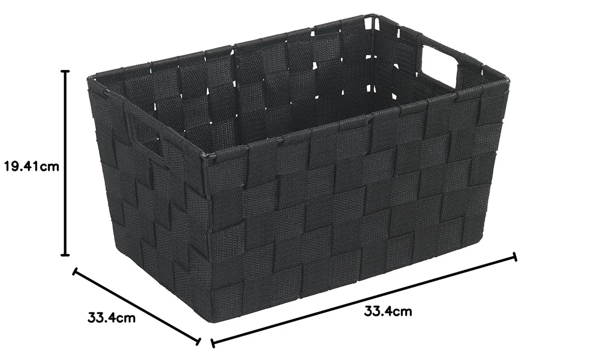 Wenko Set Cesta 2 Uds. Negro