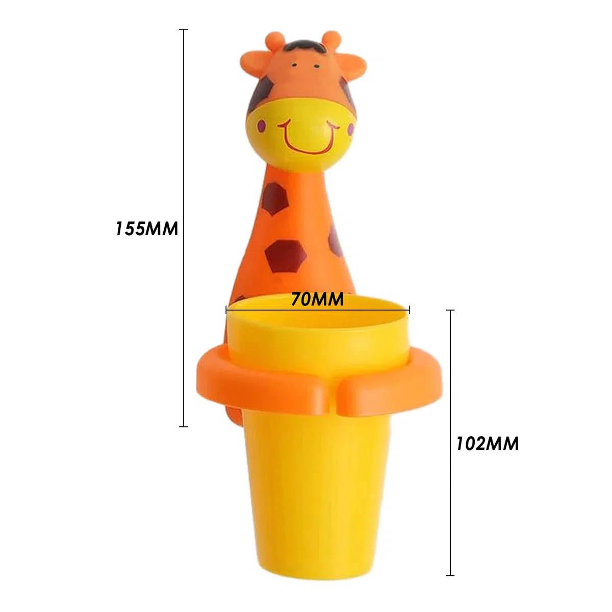1 soporte para cepillo de dientes con ventosa, soporte para cepillo de dientes con vaso, soporte para cepillo de dientes personalizado para niños