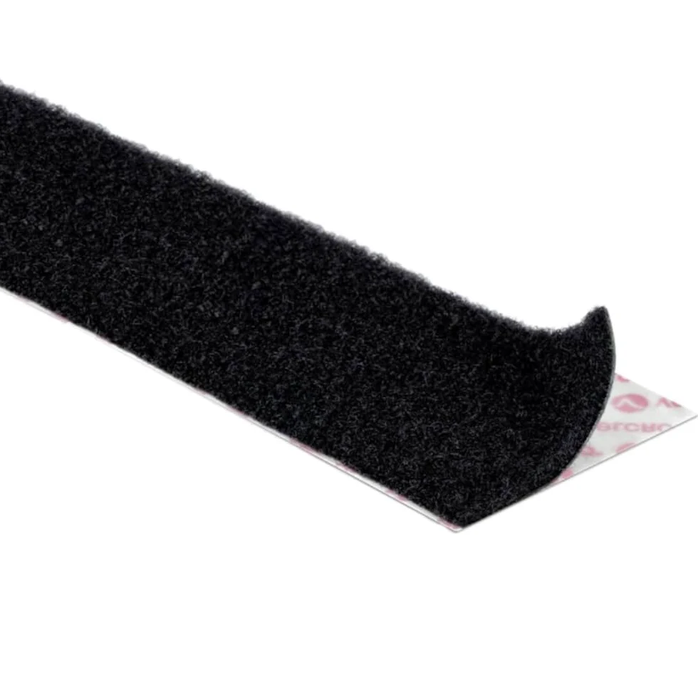 Velcro Cinta adhesiva de velcro de alta resistencia industrial para PS51/PS52 de 2 pulgadas de ancho (negro, 2 pulgadas – 1.1 yardas)