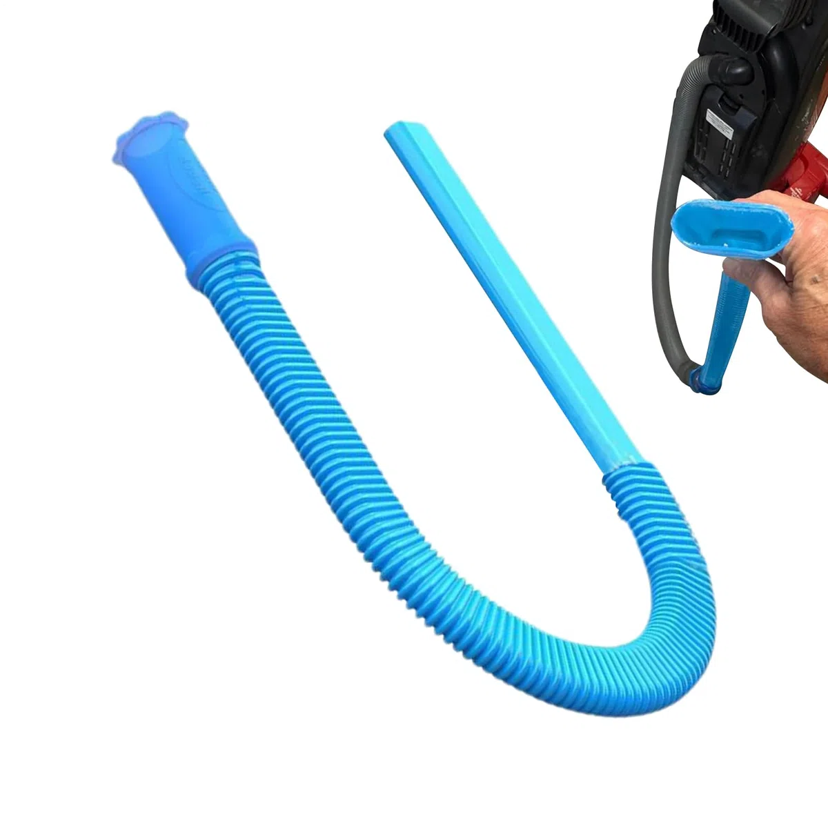 Dryer Vent Vacuum Hose Attachments, Flexible Vacuums Cleaner Extension, 39.7/15.6/4.7 Inches, Deep Lint Cleanings Attachment Tool for Home Appliance Dryers Vents Cleaning, Blue