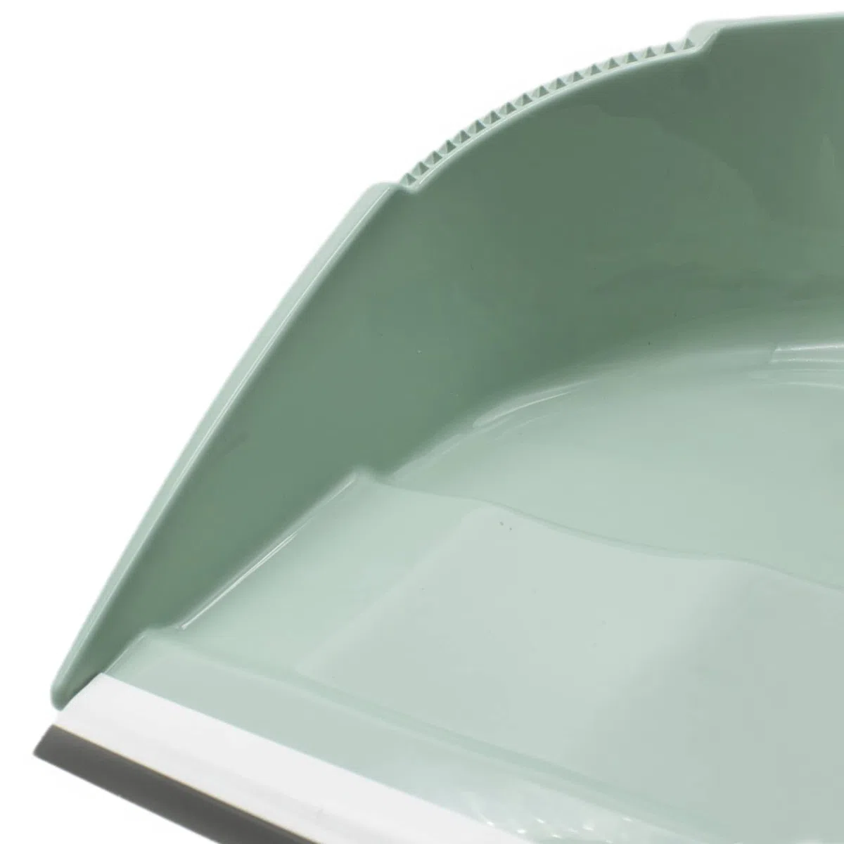 CABLEPELADO Recogedor con Palo plástico engomado | Resistente | Limpieza hogar | Herramienta de Limpieza | Apto para Limpieza de Polvo, Basura, Ceniza u Hojas | 84 cm Altura x 26 cm Ancho | Verde