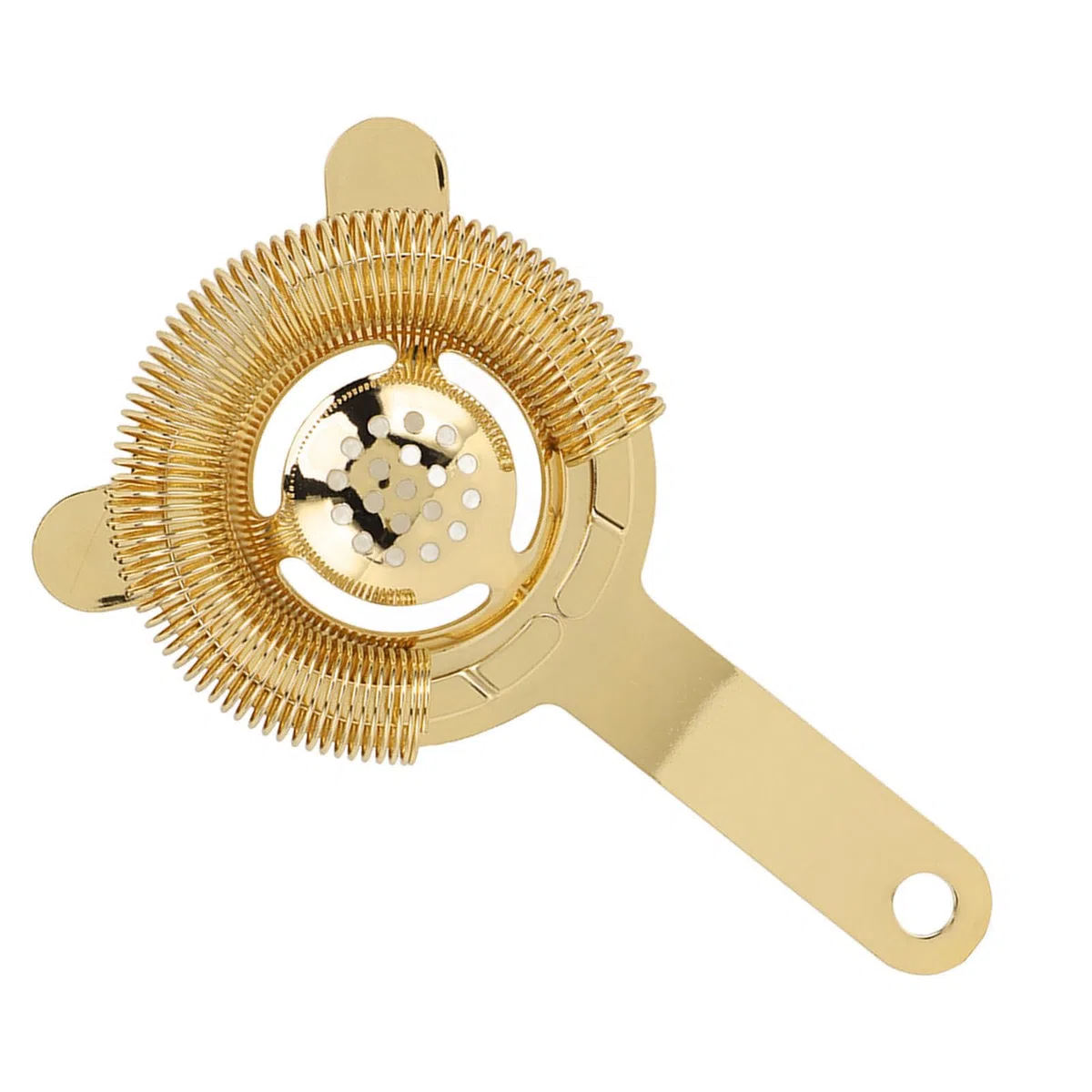 Coladores De Cócteles, Colador De Barra De Acero Inoxidable, Colador De Cócteles Para Camarero, Colador De Bebidas Para Camarero, Colador De Cócteles De Barra De Acero Inoxidable(Dorado)