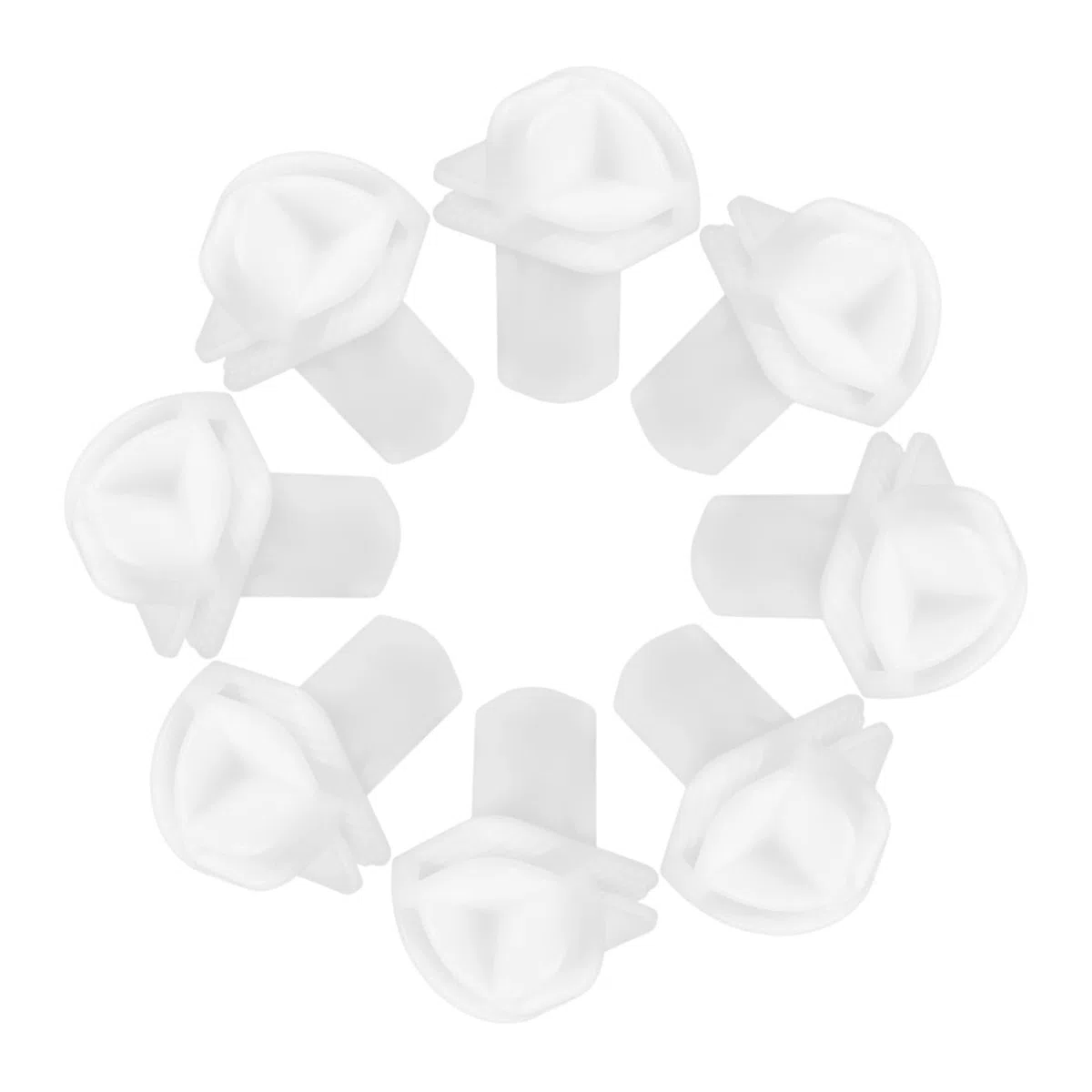 BESTOYARD Conectores Fácil Instalación y Ensamblaje de Plástico Blanco 8 Piezas para Estanterías Modulares de Alambre para Armarios y Almacenamiento