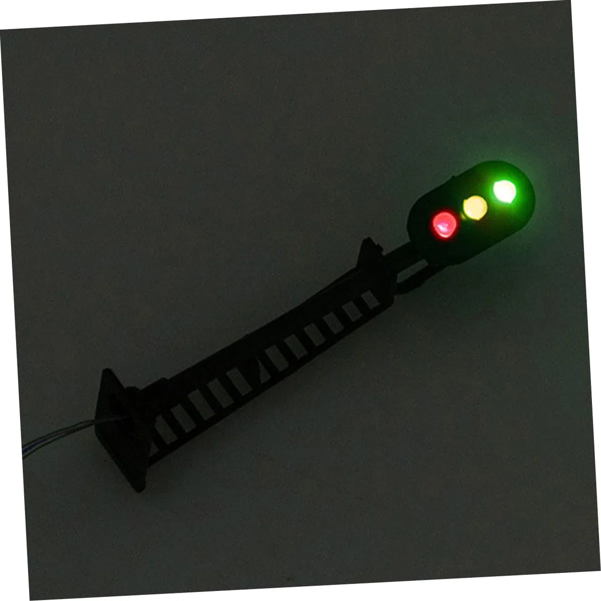 Modelo De Semáforo Mini Semáforo para Maqueta De Tren Material De Simulación para Escenarios De Paisaje Urbano Luminosas