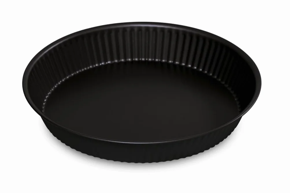 Molde para tarta Ø 28 cm, Acero con revestimiento antiadherente, Negro