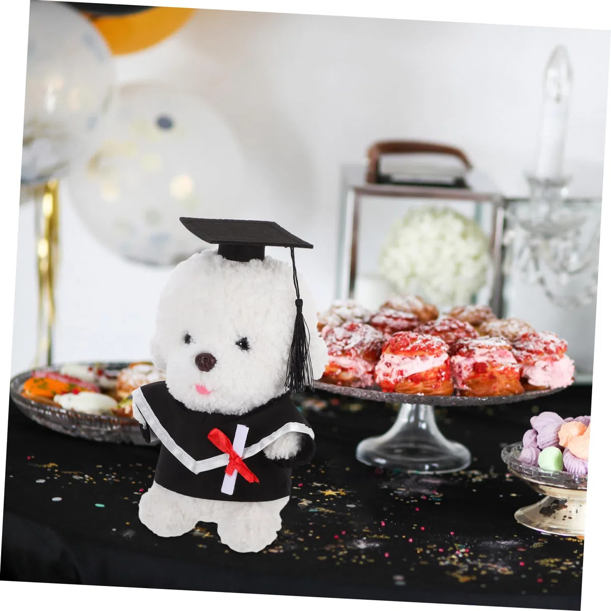 Homoyoyo 1juego De Gato De Graduación De Peluche y Gorro Traje De para y Sesiones De Diploma