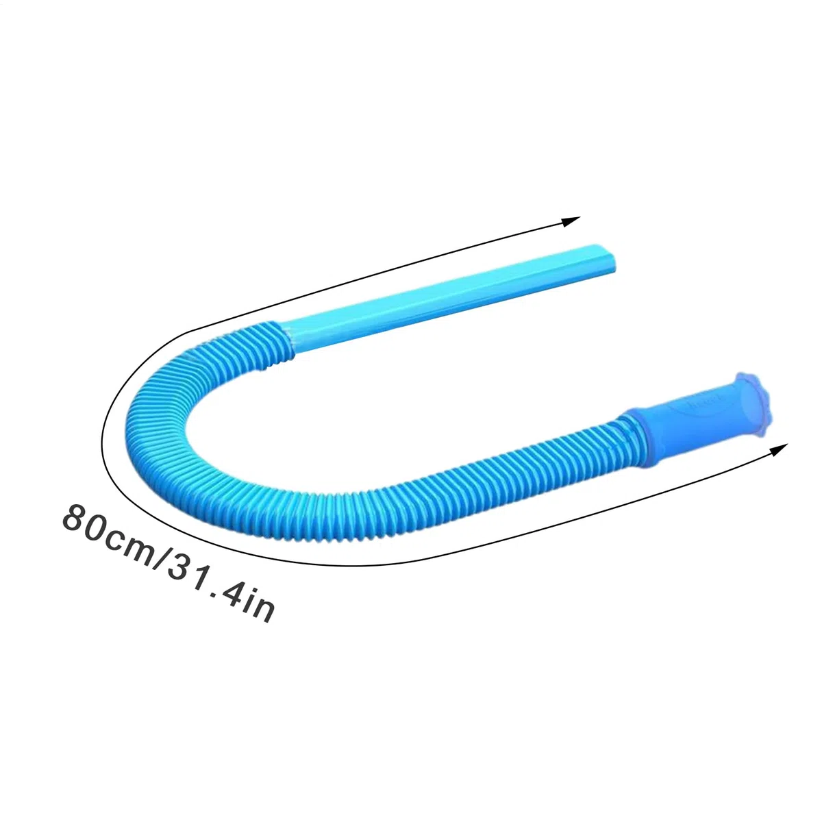 Dryer Vent Vacuum Hose Attachments, Flexible Vacuums Cleaner Extension, 39.7/15.6/4.7 Inches, Deep Lint Cleanings Attachment Tool for Home Appliance Dryers Vents Cleaning, Blue