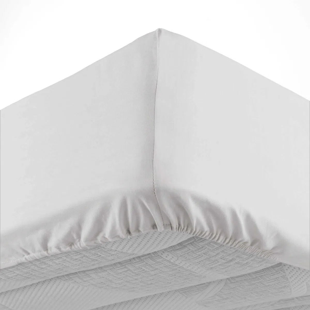 Suave Interior, sábana Bajera (90 x 190 cm) Lina Blanco, 100% algodón