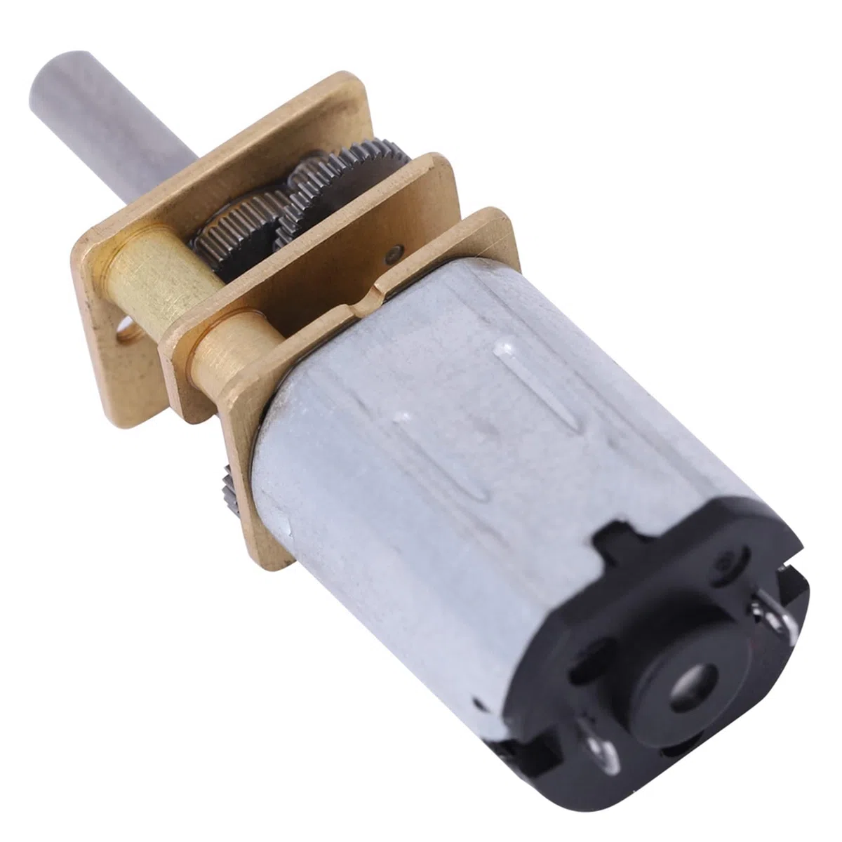 Motor de Engranajes N20, Motor de Engranajes Mini Reductor de Velocidad Motor de CC con Engranajes de Metal Completo para Modelo de Robot de Automóvil RC (150 RPM)