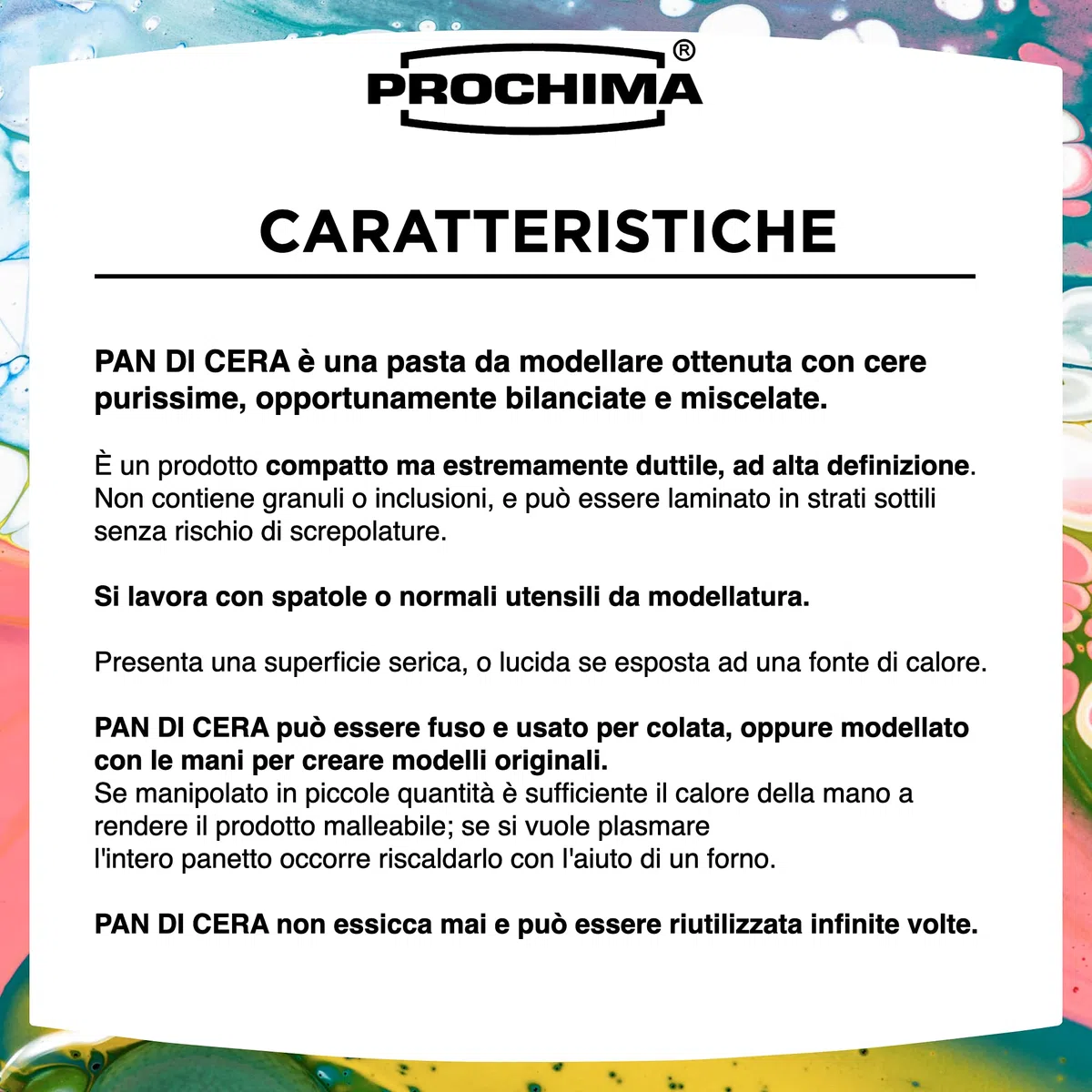 prochima cm888g500 Pan de cera, roja, Pasta Suave, 500 gr