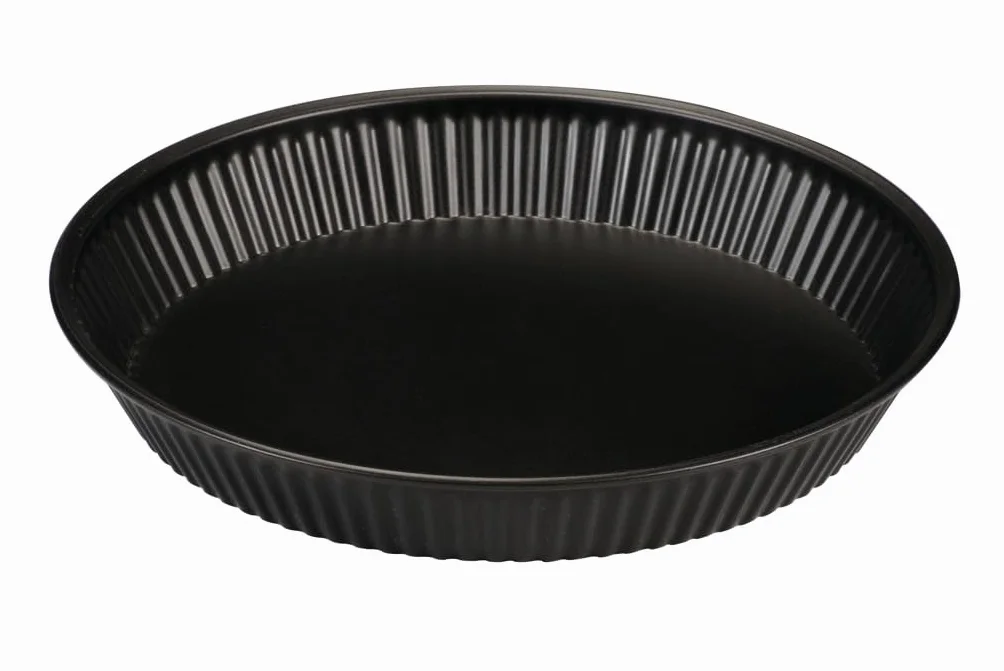 Molde para tarta Ø 28 cm, Acero con revestimiento antiadherente, Negro