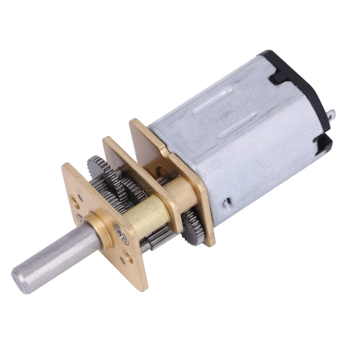 Motor de Engranajes N20, Motor de Engranajes Mini Reductor de Velocidad Motor de CC con Engranajes de Metal Completo para Modelo de Robot de Automóvil RC (150 RPM)