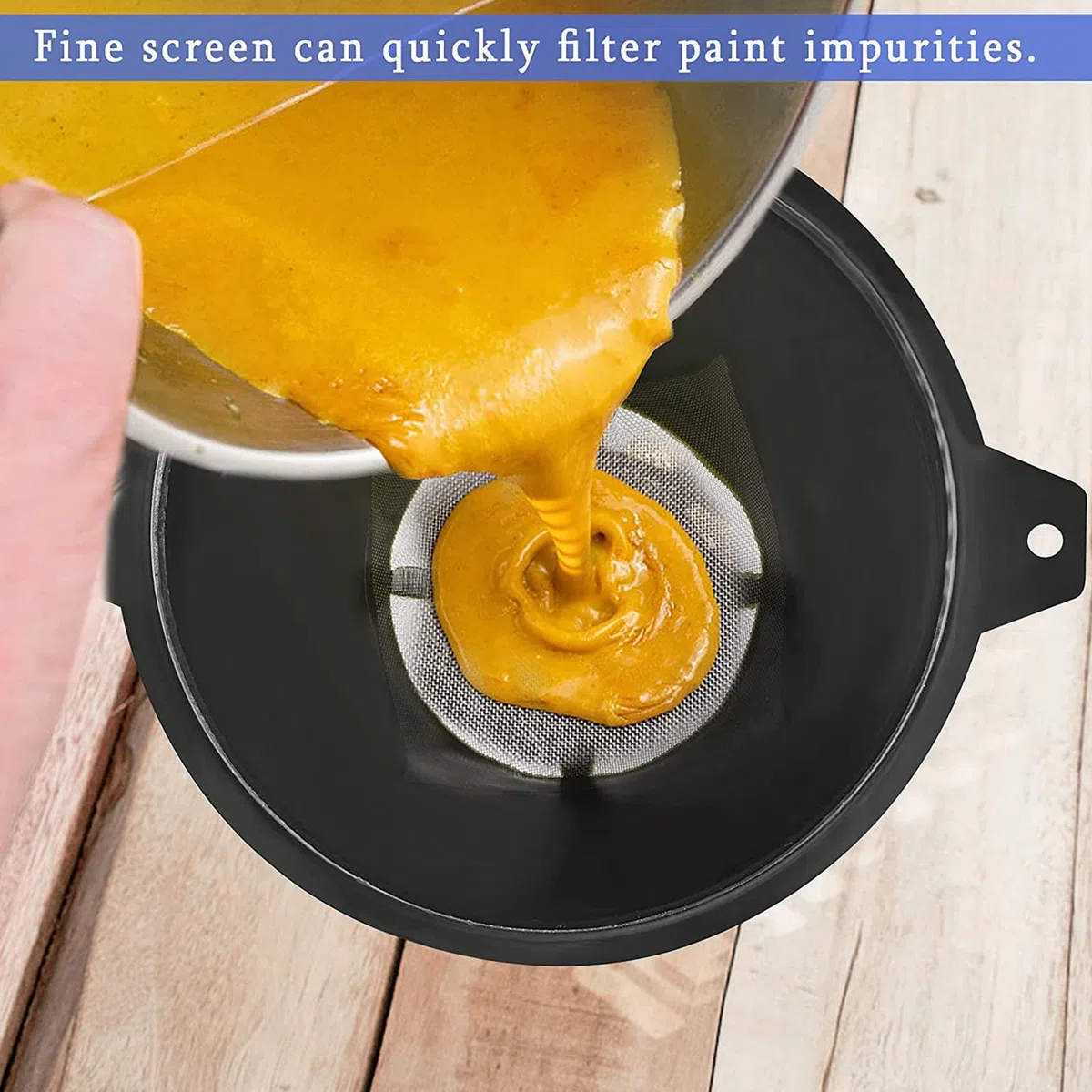6 Coladores de Pintura, Filtro de Embudo, Colador de Malla de Nailon, Filtro de Pintura de Malla de Nailon Industrial Reutilizable para Filtro de Aceite,