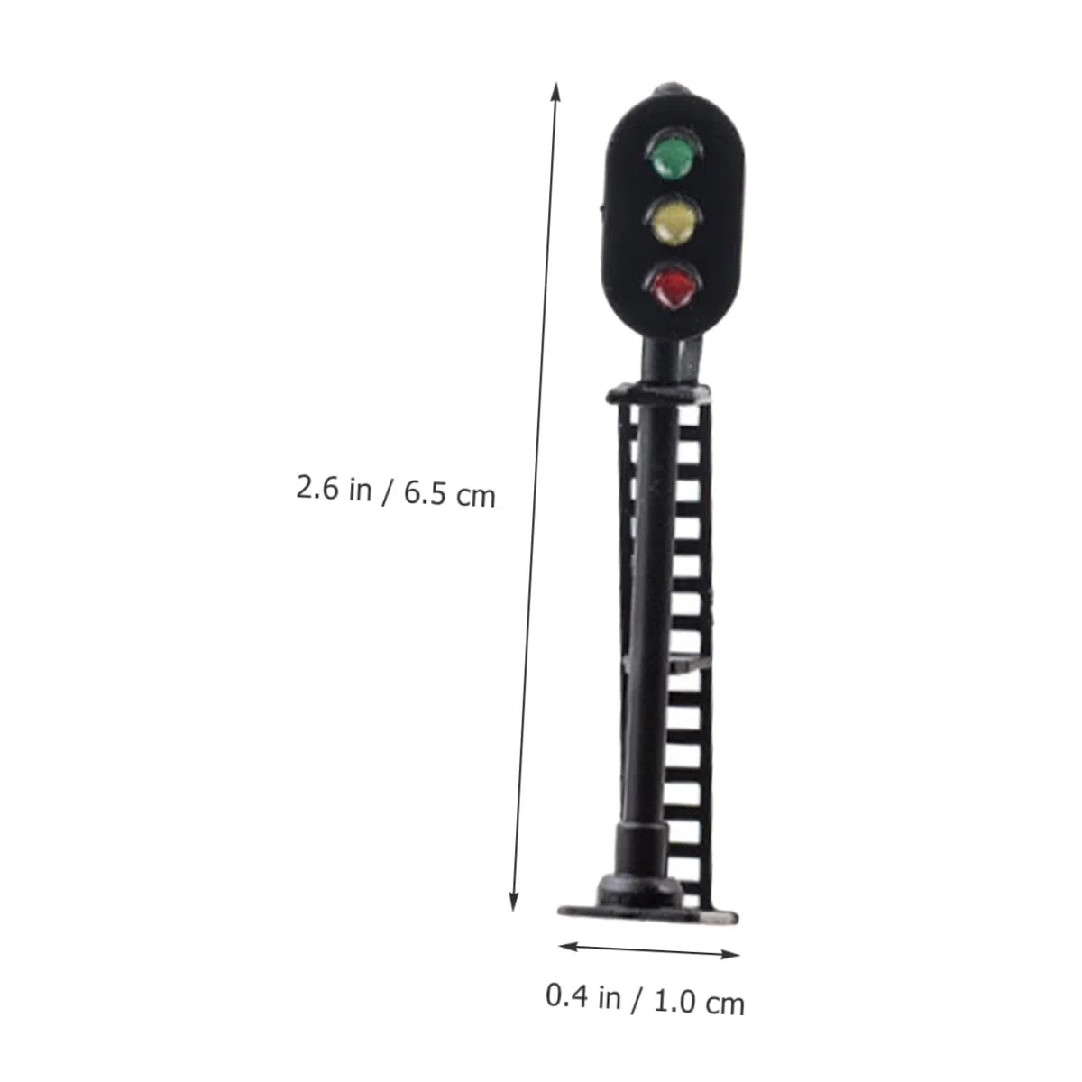 Modelo De Semáforo Mini Semáforo para Maqueta De Tren Material De Simulación para Escenarios De Paisaje Urbano Luminosas