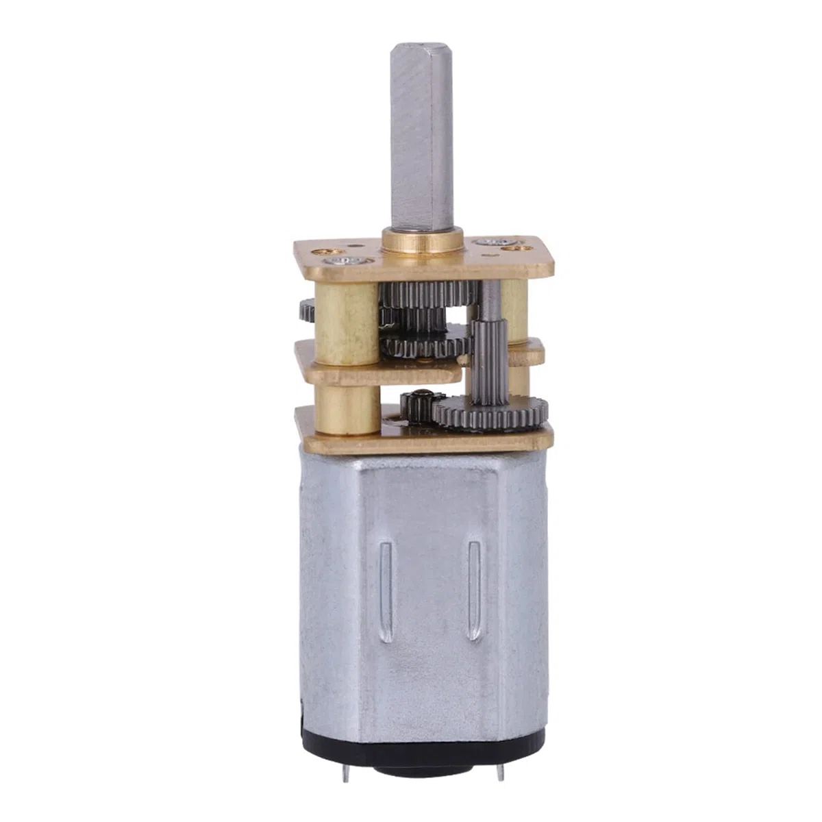 Motor de Engranajes N20, Motor de Engranajes Mini Reductor de Velocidad Motor de CC con Engranajes de Metal Completo para Modelo de Robot de Automóvil RC (150 RPM)