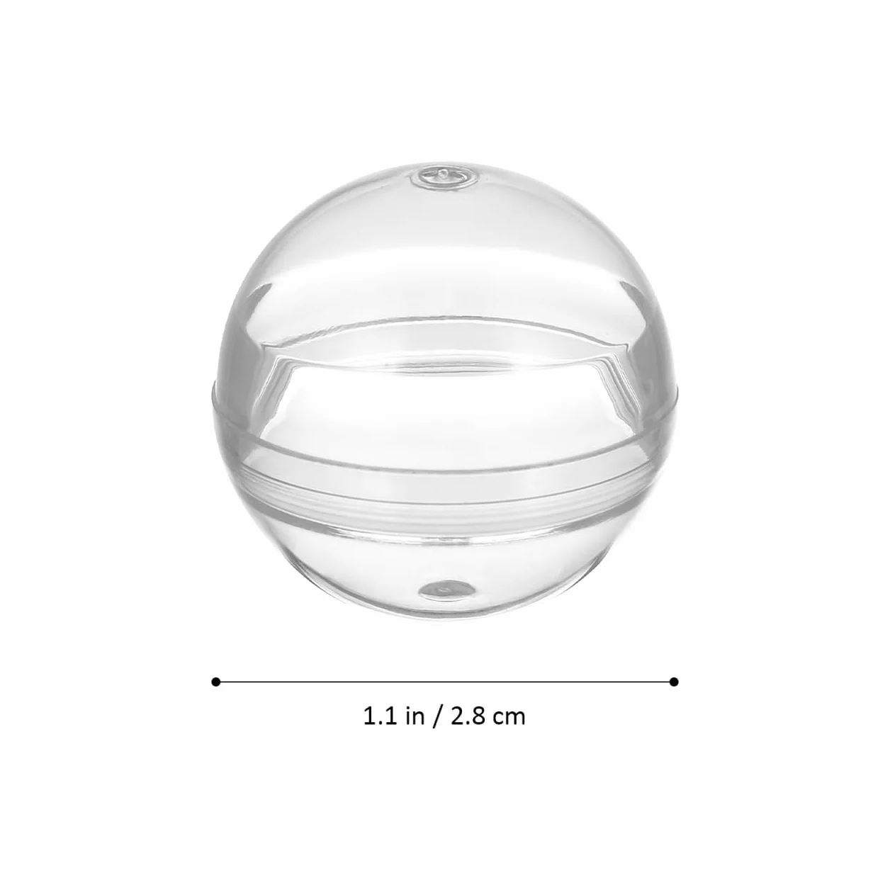 Toddmomy 100 Piezas Bolas Transparentes De Plástico Rellenables 1.1 Pulgadas para Manualidades Decoración De Fiesta Máquinas Expendedoras Y Regalos Infantiles