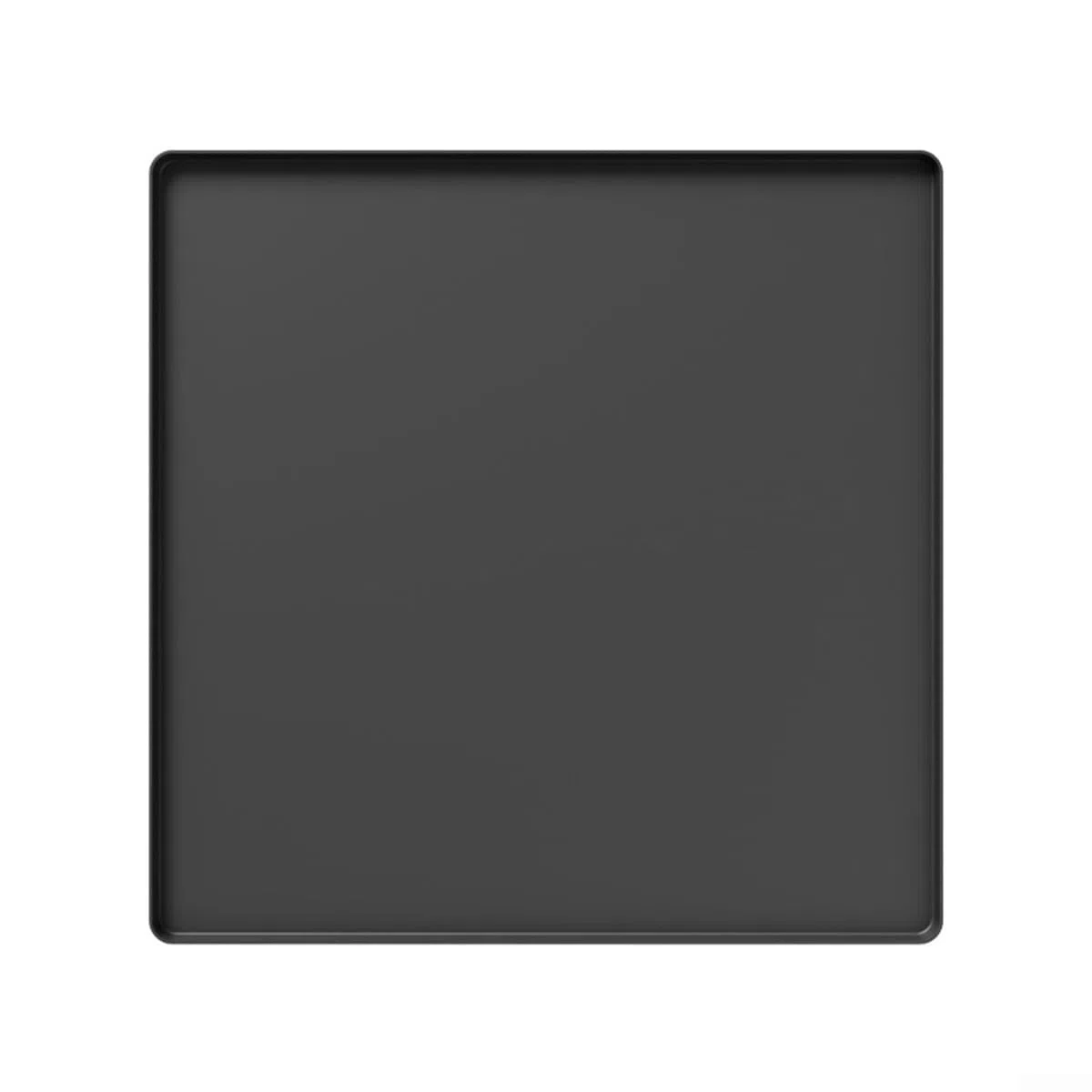 Yuanpgky Alfombrilla de silicona para nevera de 50 x 50 cm con base antideslizante y bordes elevados de 1,5 cm para contención de derrames, protección del suelo contra la humedad y la condensación