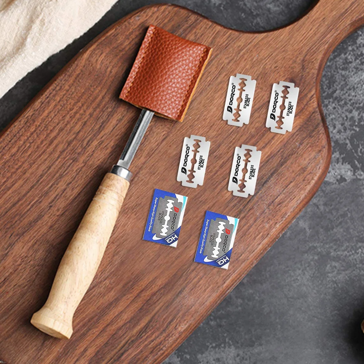 Litthing 6pcs Herramienta de Corte de Pan Cuchillo de Masa Cuchillo multiusos para cortar masa y pan Herramienta de cocina para pasta, pizza, postres y repostería, 18,5 x 3 cm