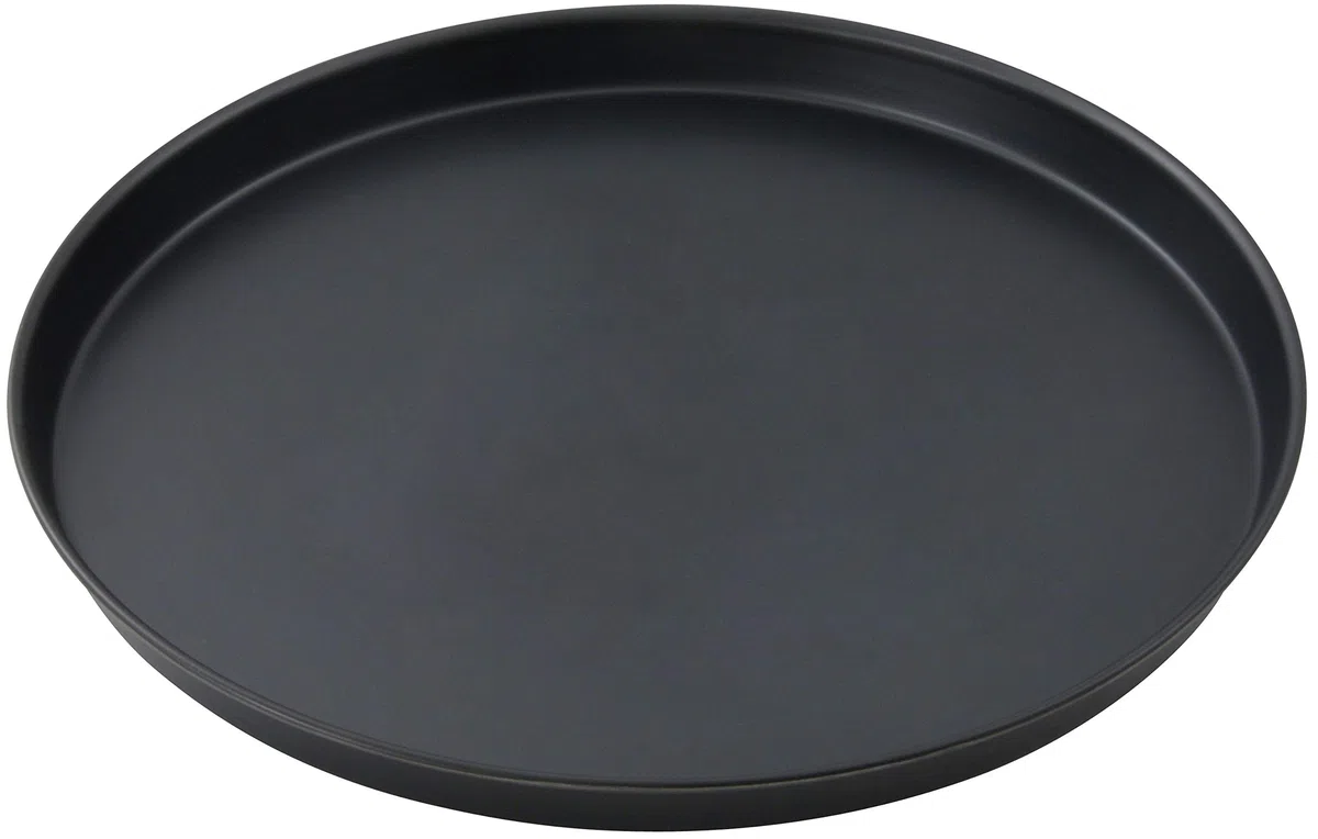 FM PROFESSIONAL Molde para Pizza Professional, Negro, 28cm, acero con revestimiento antiadherente. 1 ud.