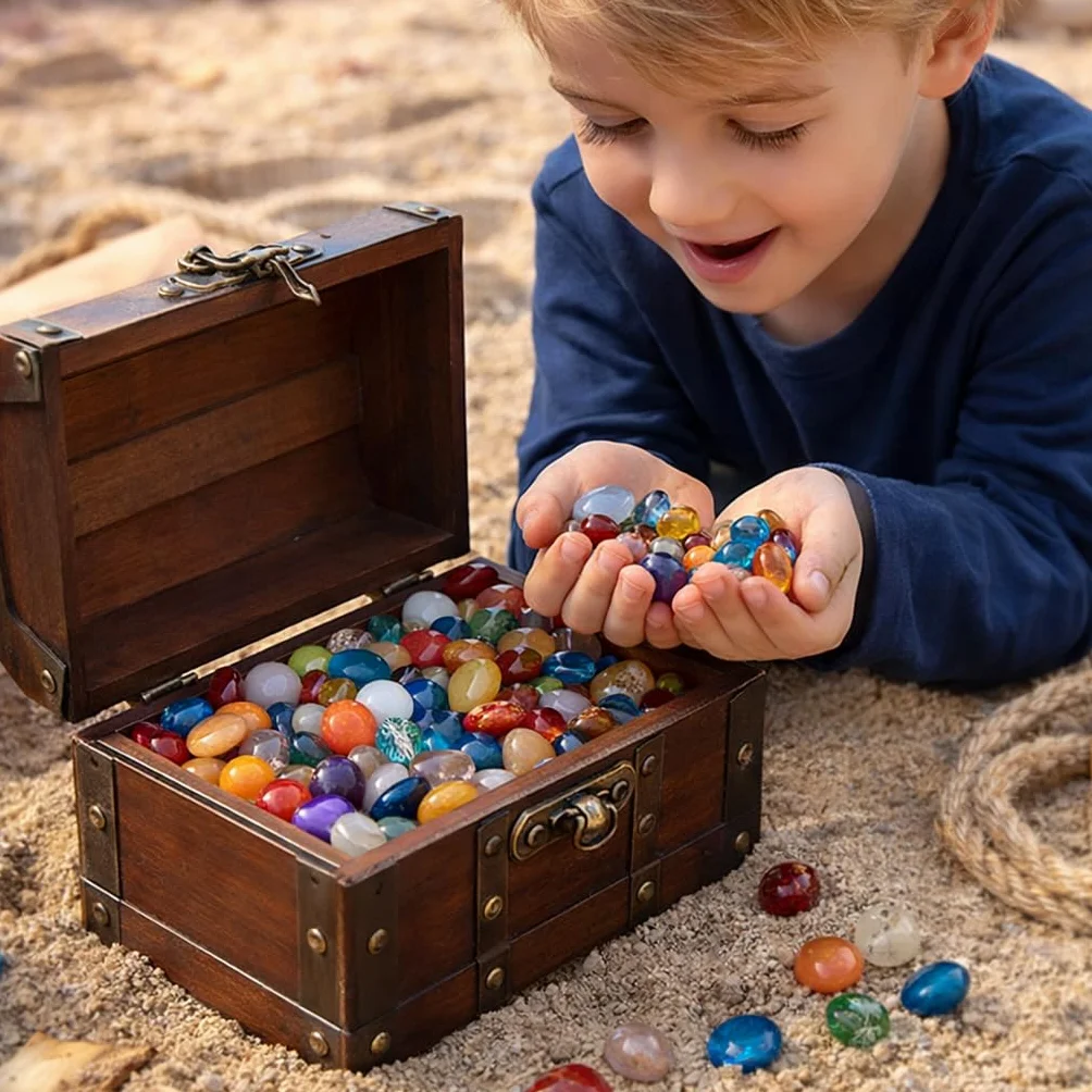 Perlin 50 piedras preciosas de ágata, semipreciosas, perlas de 9 mm ~ 15 mm, piedras semipreciosas para juego de piedras preciosas para búsqueda del tesoro y decoración