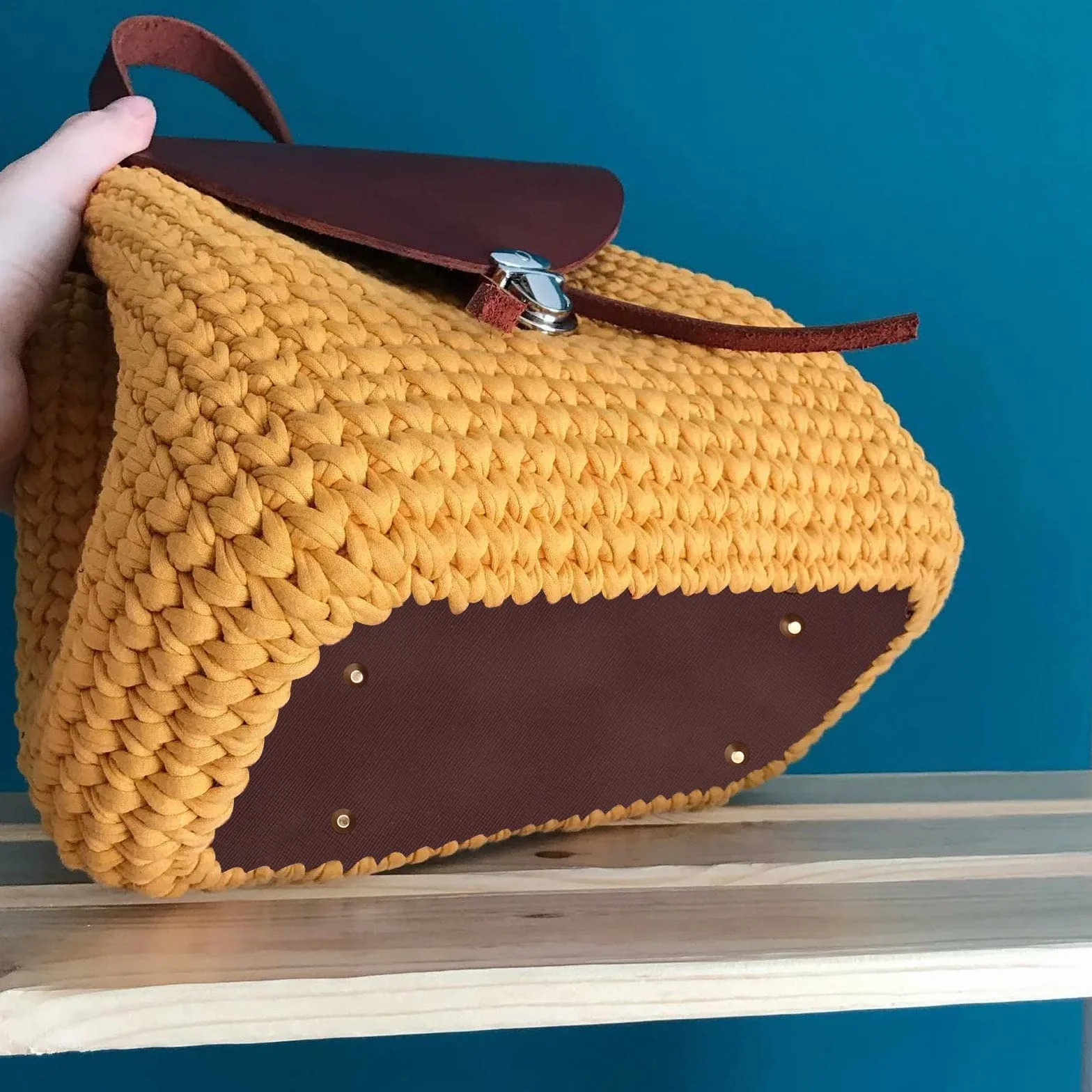 Crochet Bolsa Inferior, 3 Piezas Bolsa Cojín Inferior con 6 Tirantes de PU, Oval Cojín Inferior de Cuero PU Almohadilla Inferior de Bolso con Agujeros para Bolso Fabricación de Monederos