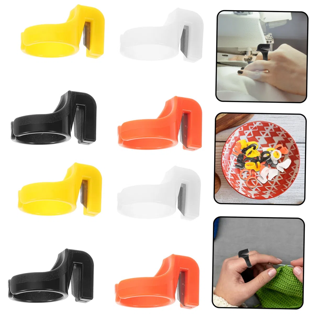 Cortador De Anillos Para Hilo De Costura 20 Piezas Herramienta De Corte Manual Ligera Y Portátil Para Bordado Y Coser a Mano