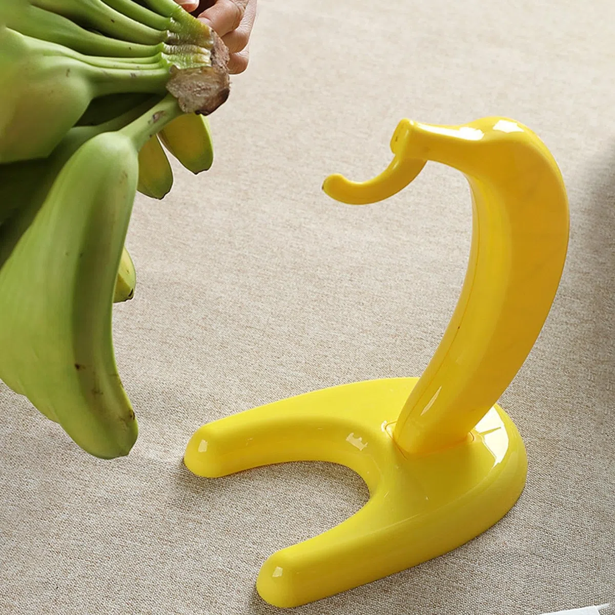 Soporte de exhibición de plátano – Colgador de árbol de plátano | Soporte de plátano de polipropileno, soporte creativo para plátanos de alimenticio, soporte de banana resistente para cocina y