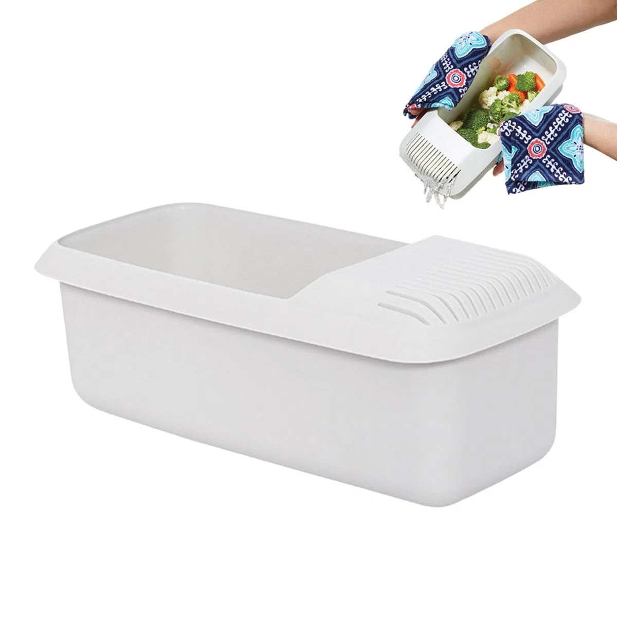 Cocedor De Pasta Para Microondas Con Colador, Olla De Espagueti Para Microondas, Olla De Pasta Para Microondas, Olla De Fideos Con Colador, Ocedor De Pasta Resistente Al Calor Para Microondas