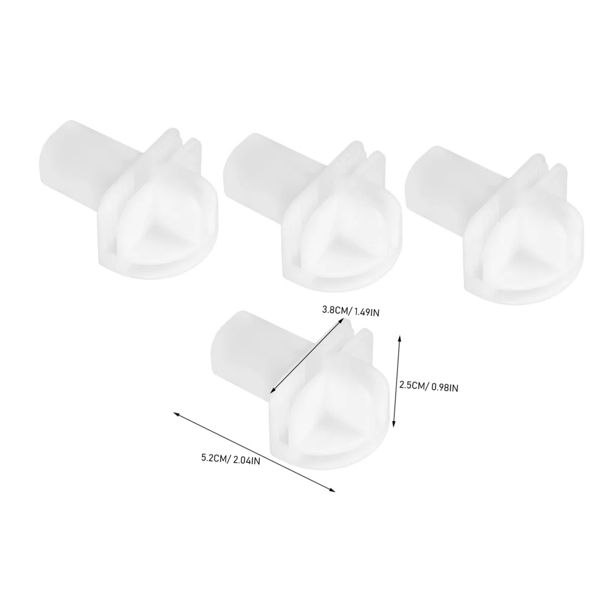 BESTOYARD Conectores Fácil Instalación y Ensamblaje de Plástico Blanco 8 Piezas para Estanterías Modulares de Alambre para Armarios y Almacenamiento