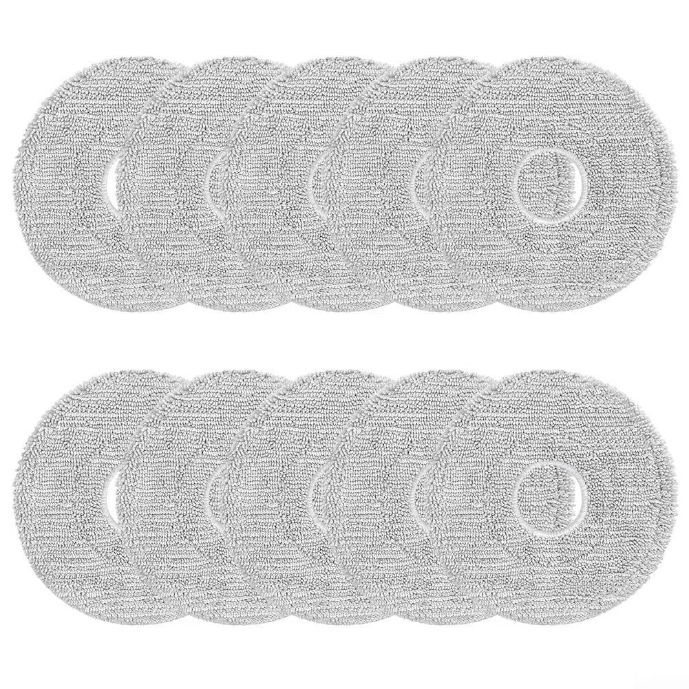 Paño de microfibra para Xiaomi Robot Vacuum S40 Pro y Ov71gl, almohadillas de limpieza lavables, fácil instalación, 10 piezas (paquete de 10)