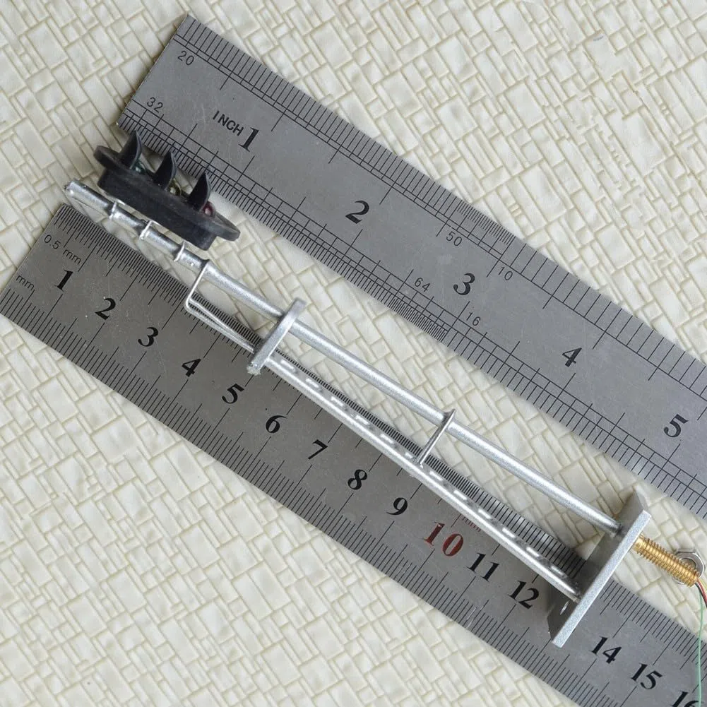 Homo - Señales de bloque de tren modelo a escala, señales LED de 3 aspectos con base de tornillo 12 V-16 V CC, ánodo común, 20 mA por luz, acabado plateado (paquete de 2)