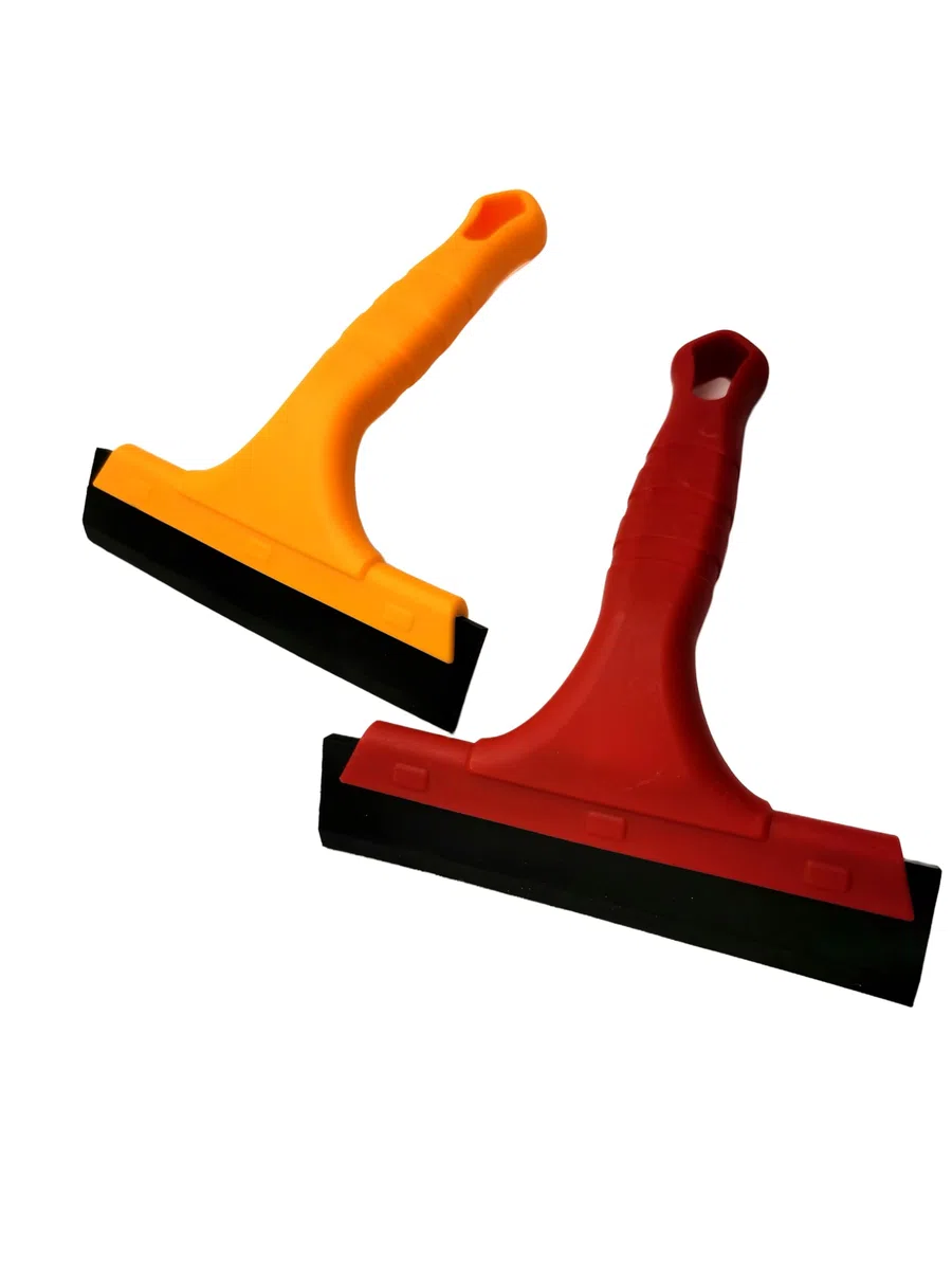 CYBERNOVA 2pcs Rascador de Goma Multiusos con escobilla para Eliminar Agua y Nieve de Ventanas, duchas, Coches, Puertas y Cristales