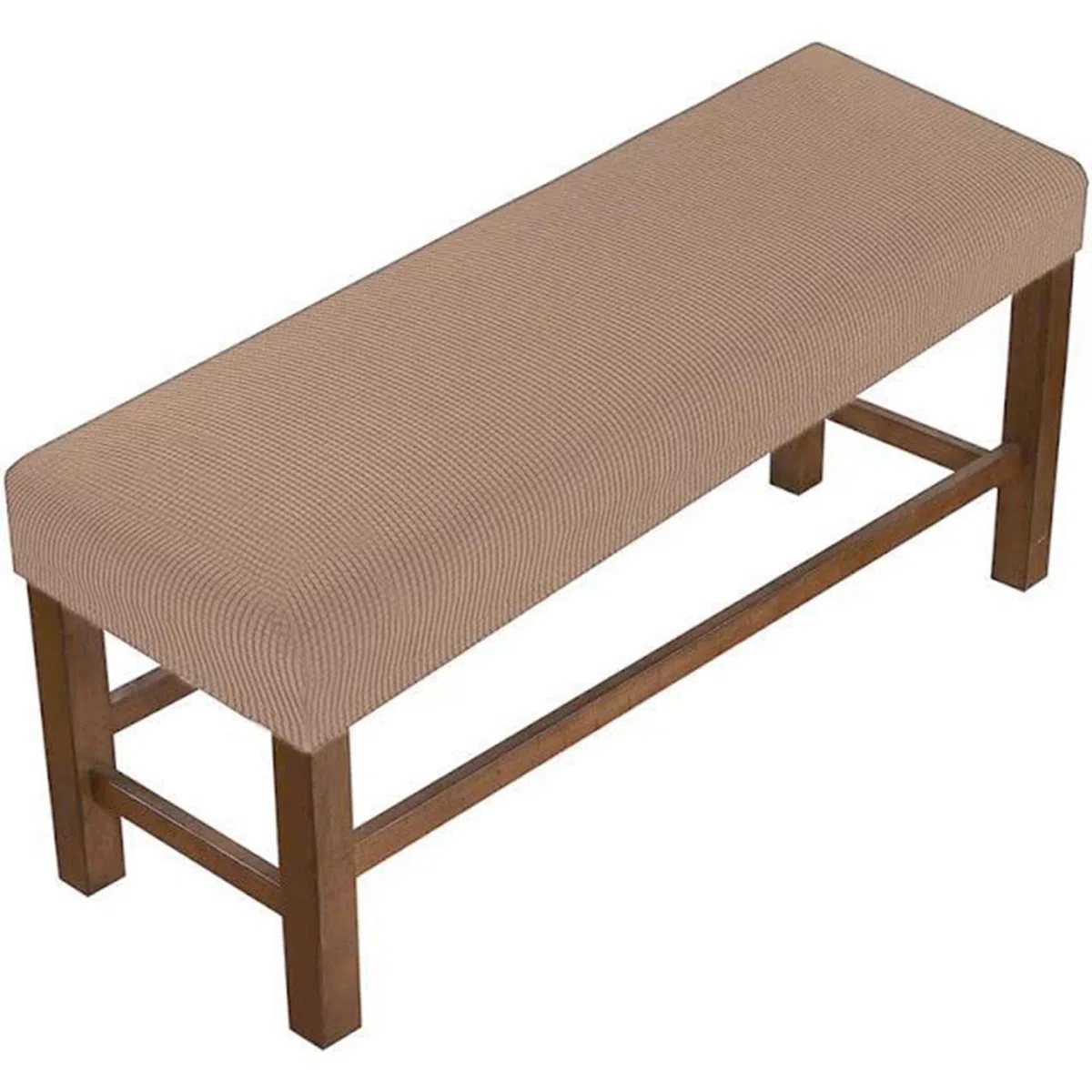 Funda para Banco De Cocina, Funda Banco Comedor Elástica Rectangular Cubierta De Taburete para Hotel, Banquete, Restaurante, Sala de Estar, Dormitorio(Camel,S:90-120CM(36-47in))