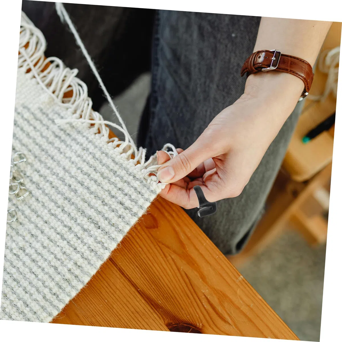Cortador De Anillos Para Hilo De Costura 20 Piezas Herramienta De Corte Manual Ligera Y Portátil Para Bordado Y Coser a Mano