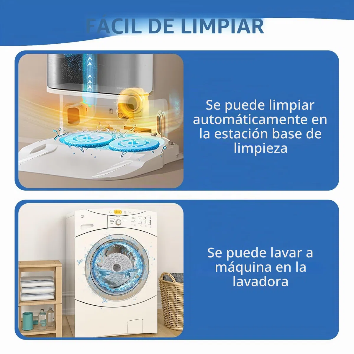 6 Paños de Repuesto Mopa Paño para Dreame L10s Pro Ultra Heat/L10s Ultra/L10s Ultra Gen 2/L20 Ultra/X40 Ultra Complete/Xiaomi X20 Plus/S20 Robot Almohadilla Trapeador Microfibra Reutilizable Limpieza