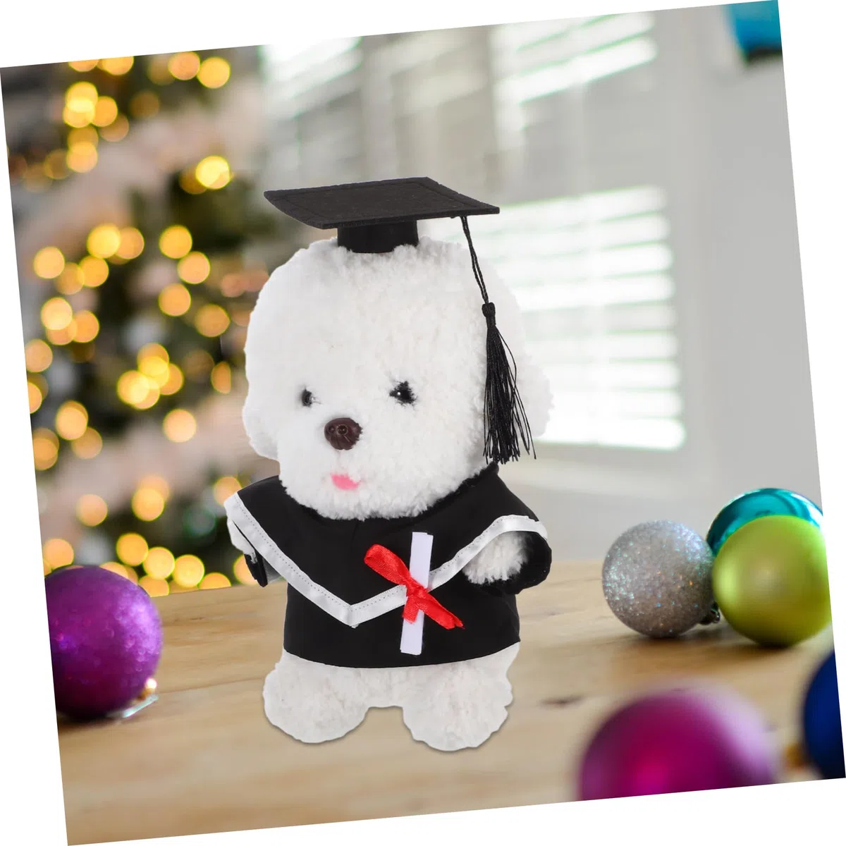 Homoyoyo 1juego De Gato De Graduación De Peluche y Gorro Traje De para y Sesiones De Diploma