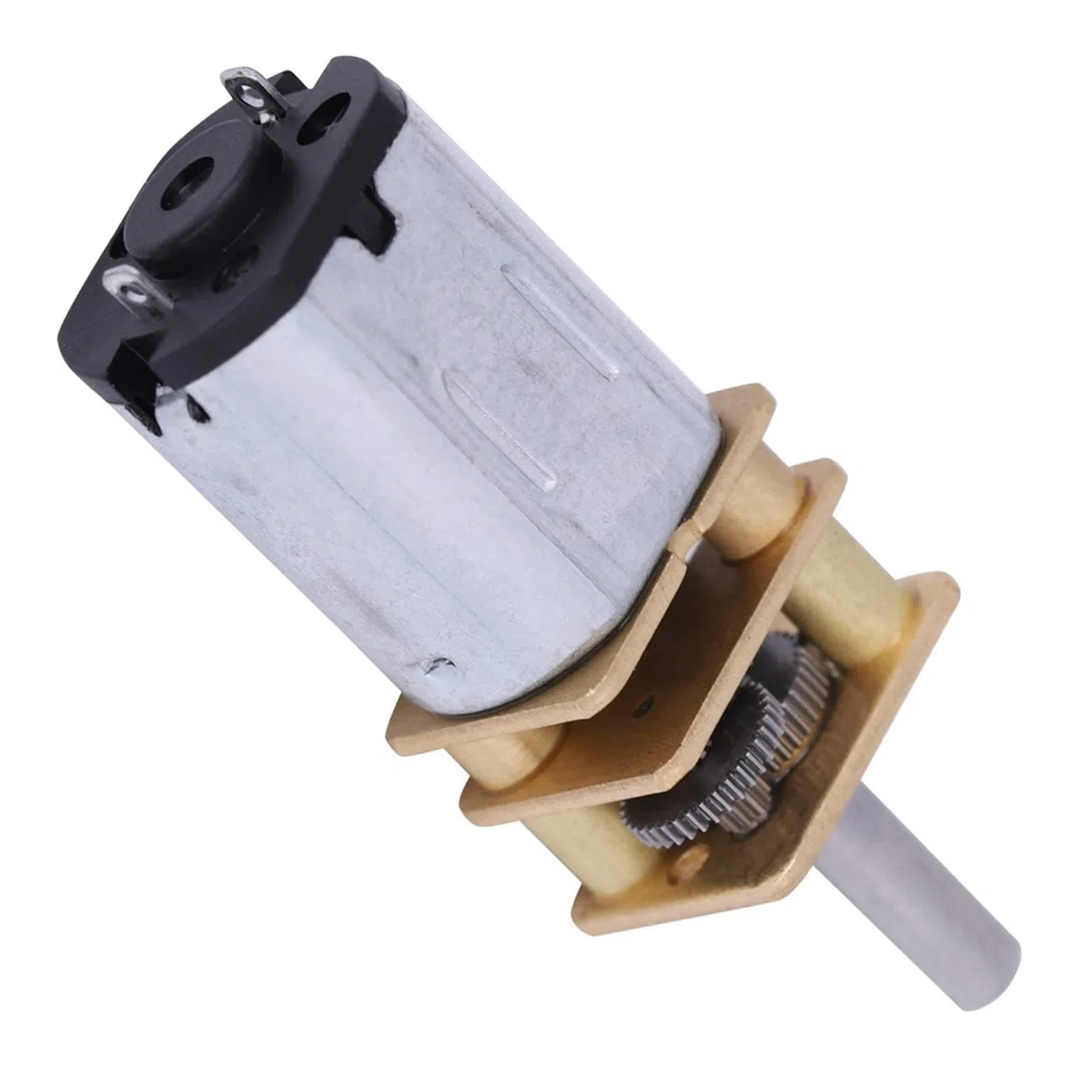 Motor de Engranajes N20, Motor de Engranajes Mini Reductor de Velocidad Motor de CC con Engranajes de Metal Completo para Modelo de Robot de Automóvil RC (150 RPM)