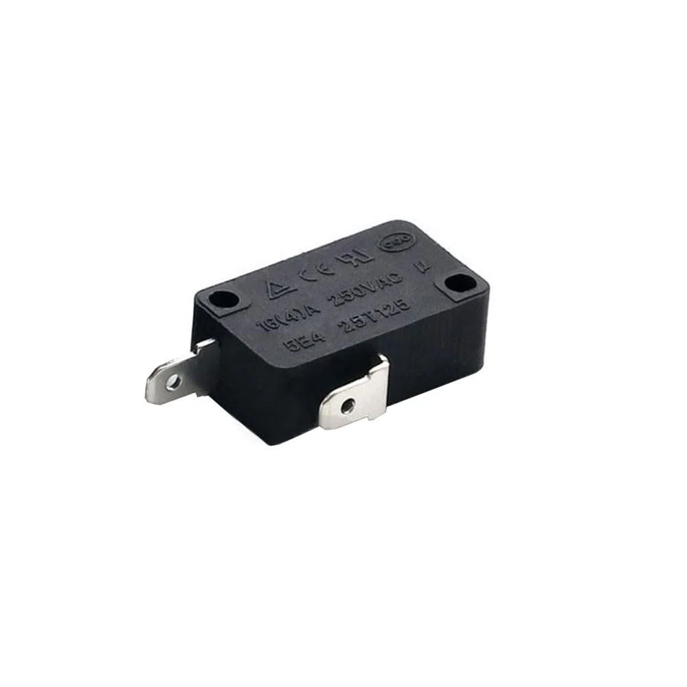 5PCS KW1-103 Micro Interruptor 16A 250V 2 Pin Micro Interruptor Normalmente Cerrado para Horno Microondas Lavadora Olla Arrocera