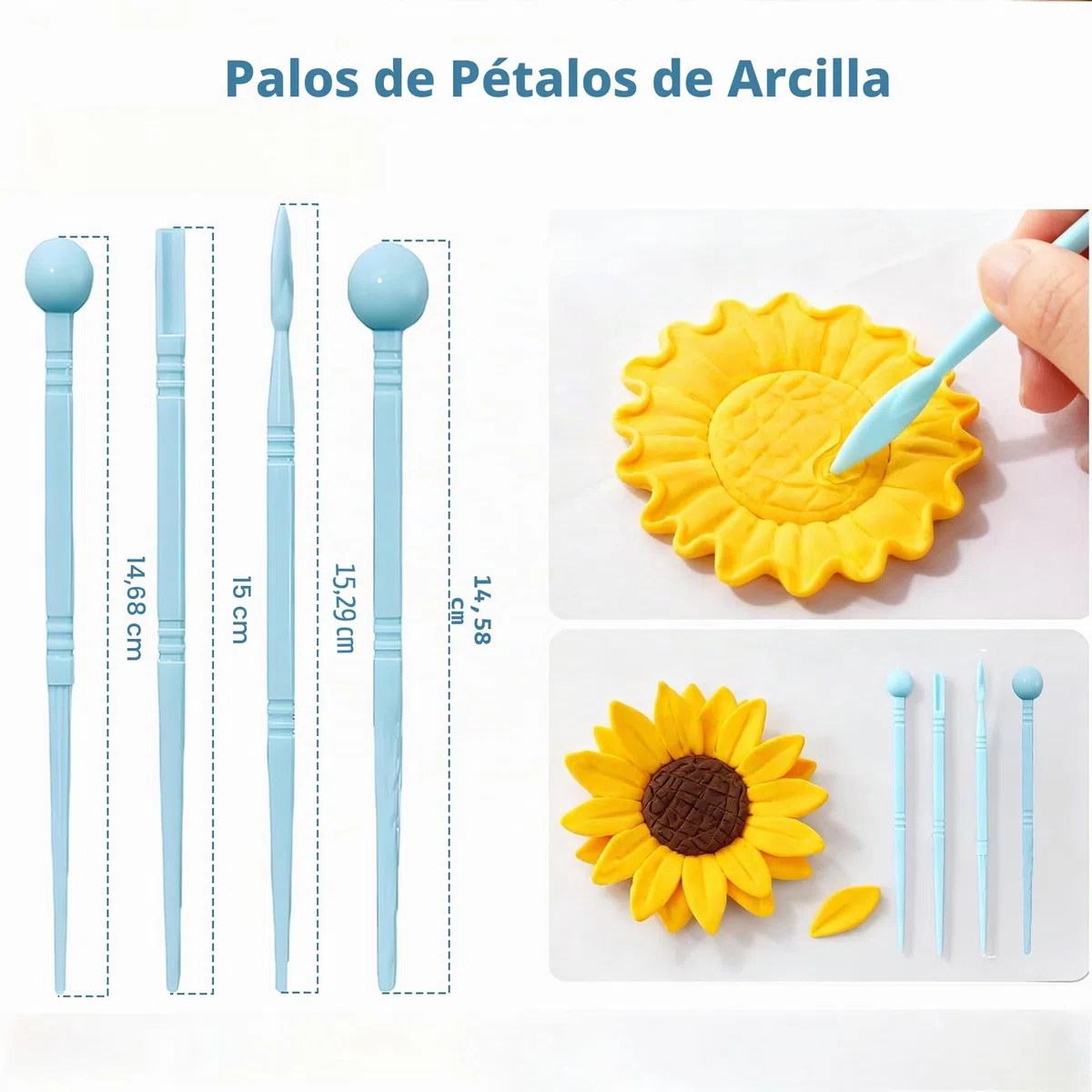 Kit de Herramientas para Escultura en Arcilla 25PCS – Herramientas de Modelado Profesional para Esculpir, Tallar y Crear Detalles en Arcilla