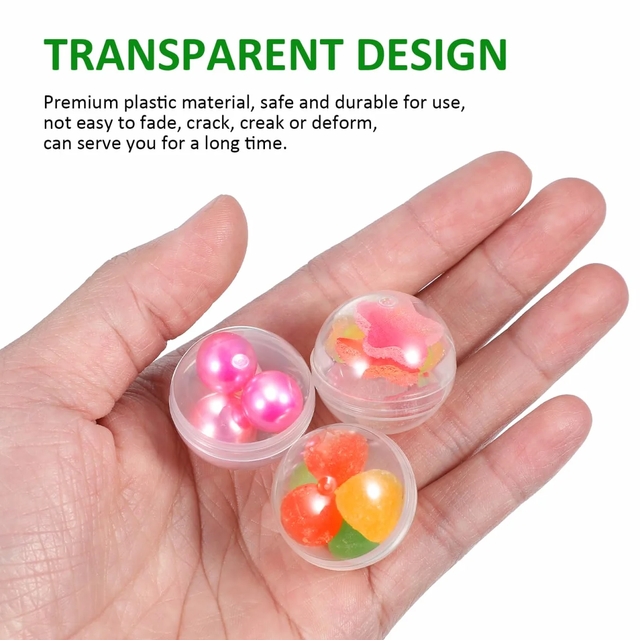 Toddmomy 100 Piezas Bolas Transparentes De Plástico Rellenables 1.1 Pulgadas para Manualidades Decoración De Fiesta Máquinas Expendedoras Y Regalos Infantiles